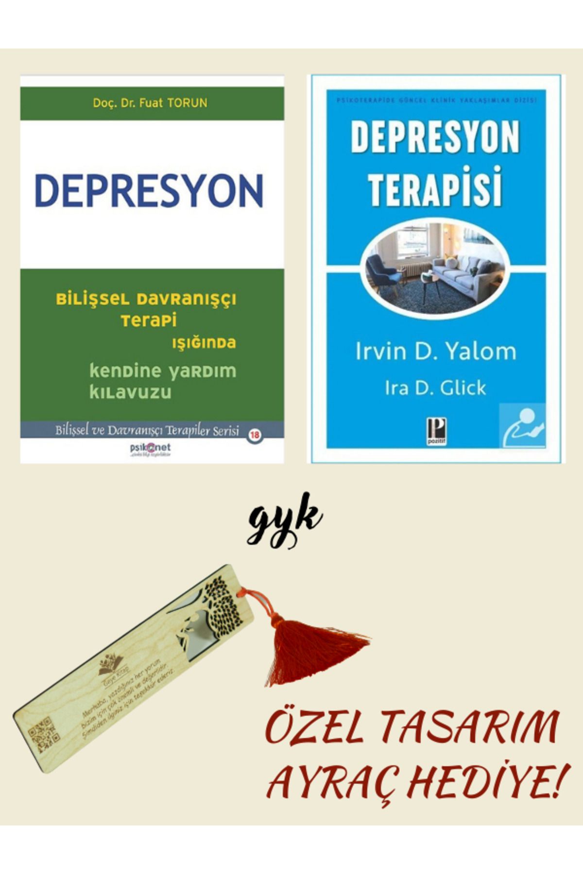 Psikonet Yayınları Depresyon ve Depresyon Terapisi 2'li SET ( AYRAÇ HEDİYELİ! )