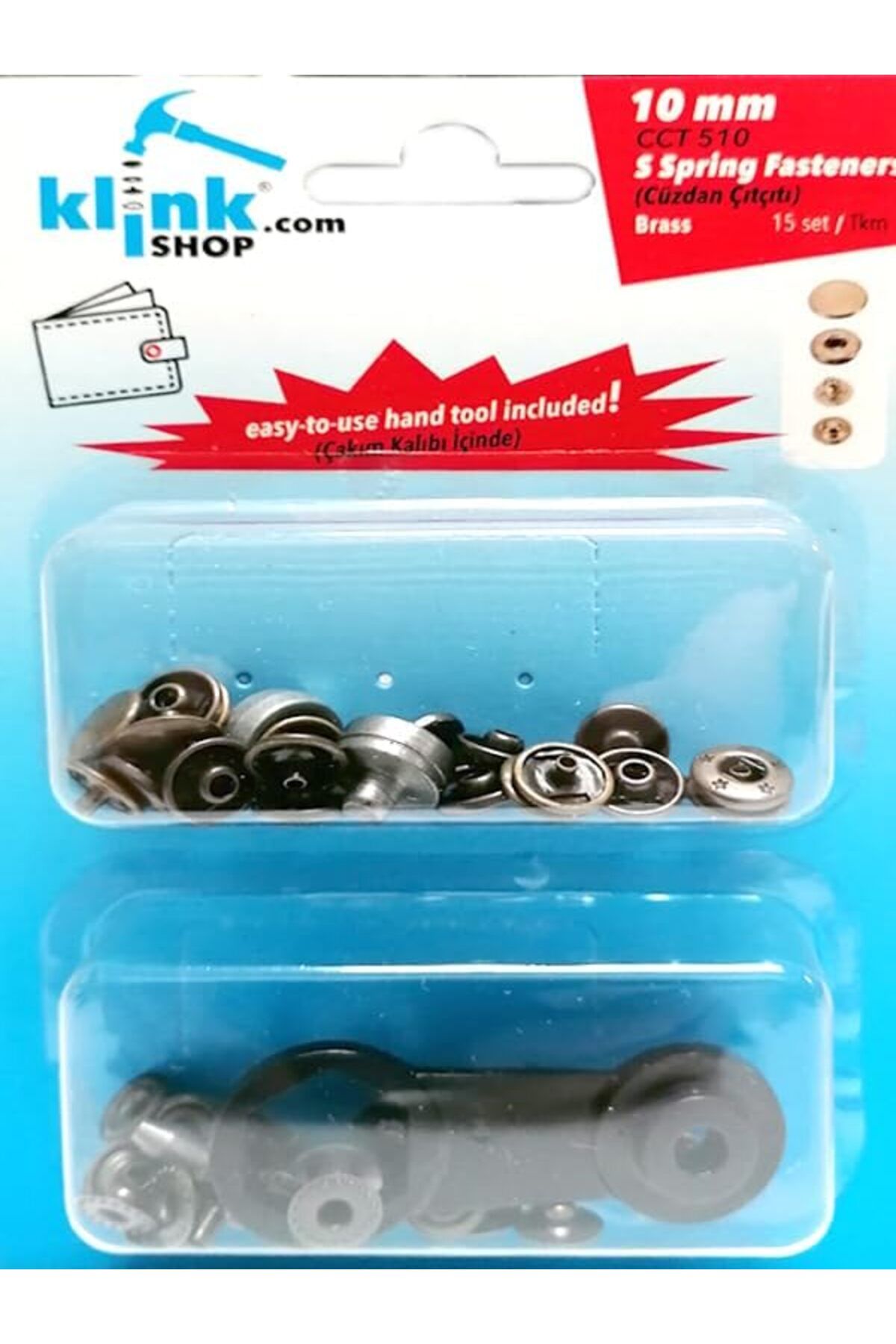 STOREMAX lbstorex 10 mm Kendin Yap Kiti, Cüzdan, Giyim, Çanta, Deri için Çekiçle Uygulama Aparatları ve