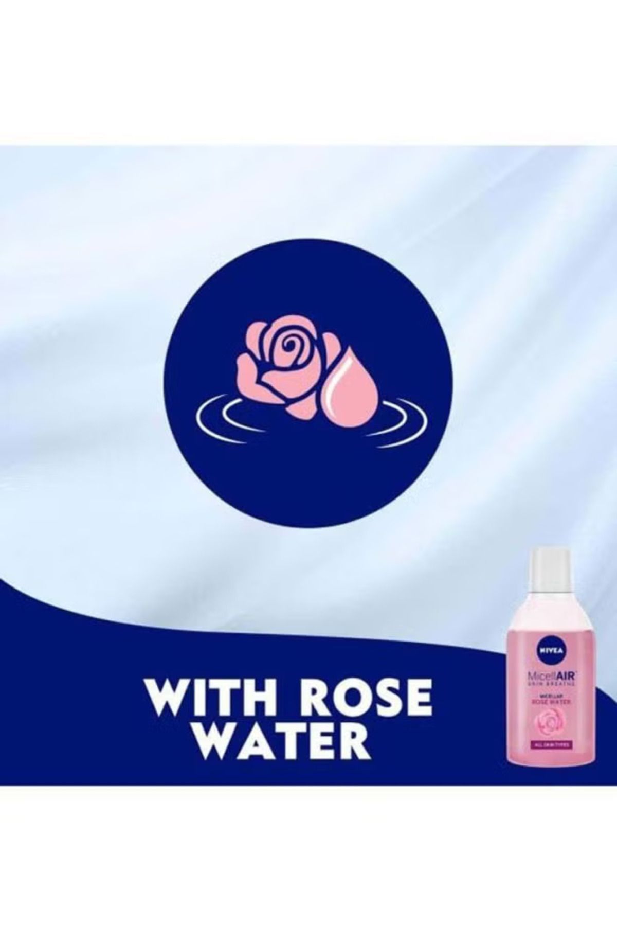NIVEA-Micellair Rose Water Toner Rose 400ml 2