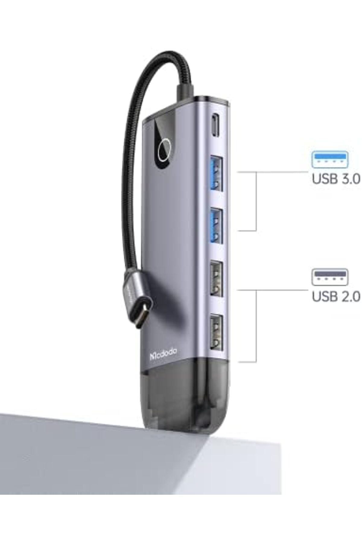 STOREMAX niffaShop Hub Çoğaltici-Gri 10in1 Usb Hu-7420 Yeni nhlshp 1051353