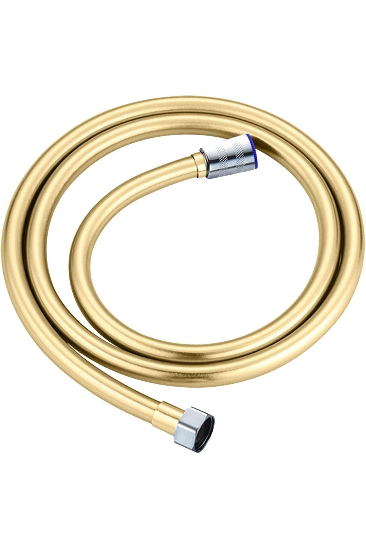 STOREMAX mrttnca Gold Altın Paslanmaz Kopmaz Patlamaz Kaliteli Pvc Duş Hortumu Tüm Duş Setleri ile Uyumlu