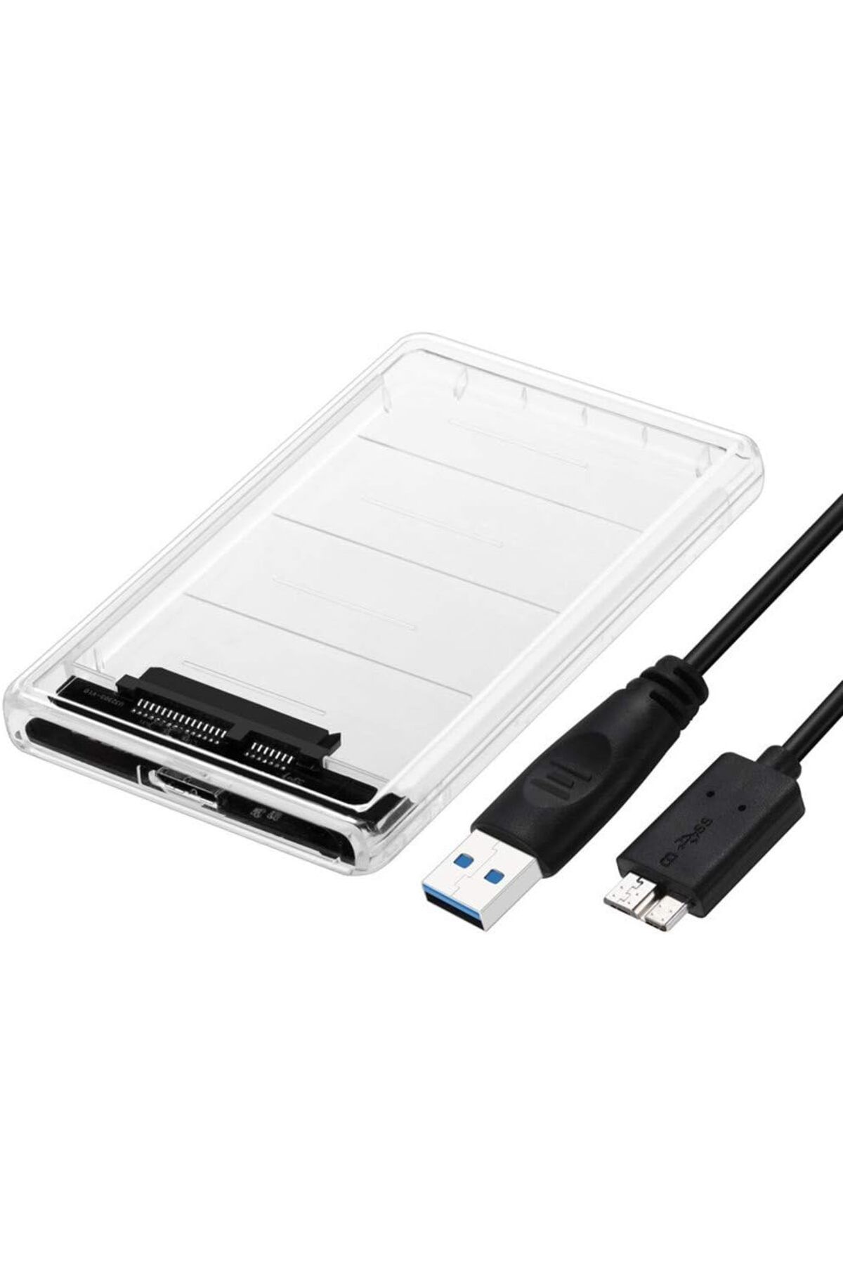 STOREMAX nffashopm Şeffaf 2.5 inç USB 3.0 - SATA Sabit Sürücü Muhafazası Harici HDD SSD Muhafazası sto