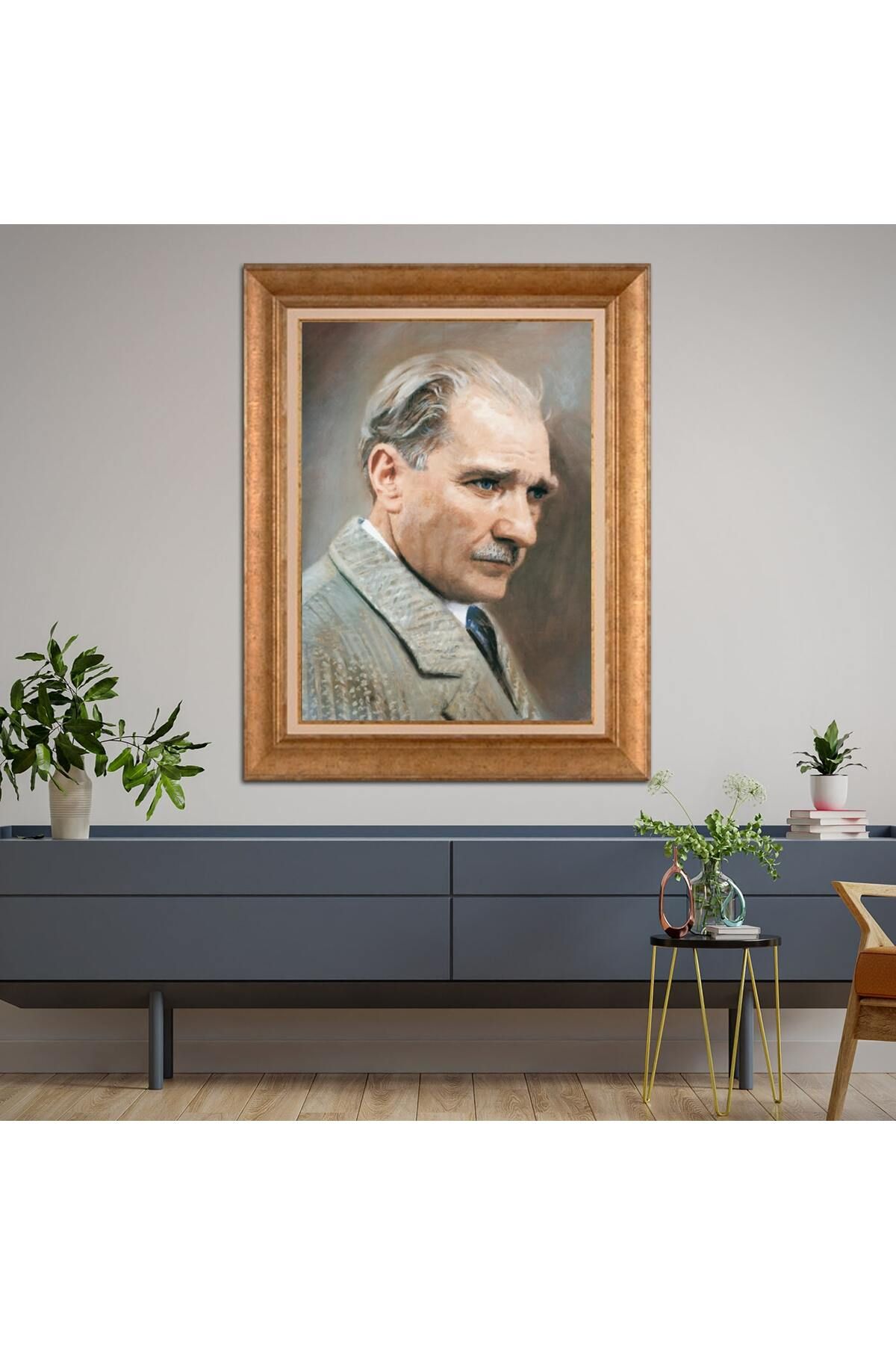giyense ÖZEL TASARIM ÇERÇEVELİ PASPARTULU TABLO A4117