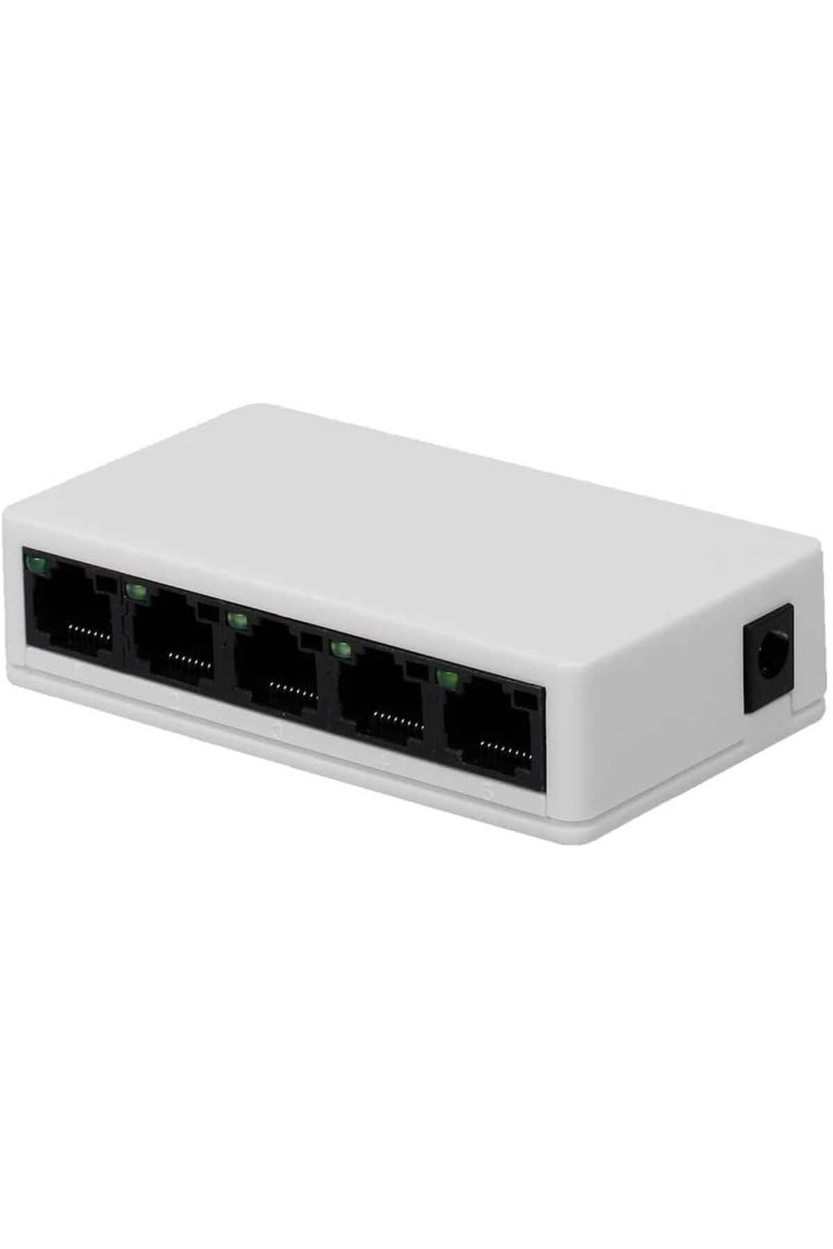 yenibagshop NR3 5 Port Led Işıklı Switch 100Mbps Ethernet İnternet Dağıtıcı Ağ Hub Ev Ofis İçin