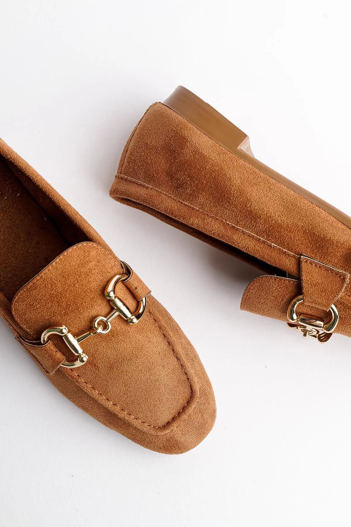 innsteal Metal Toka Detaylı Loafer Günlük Kadın Ayakkabı