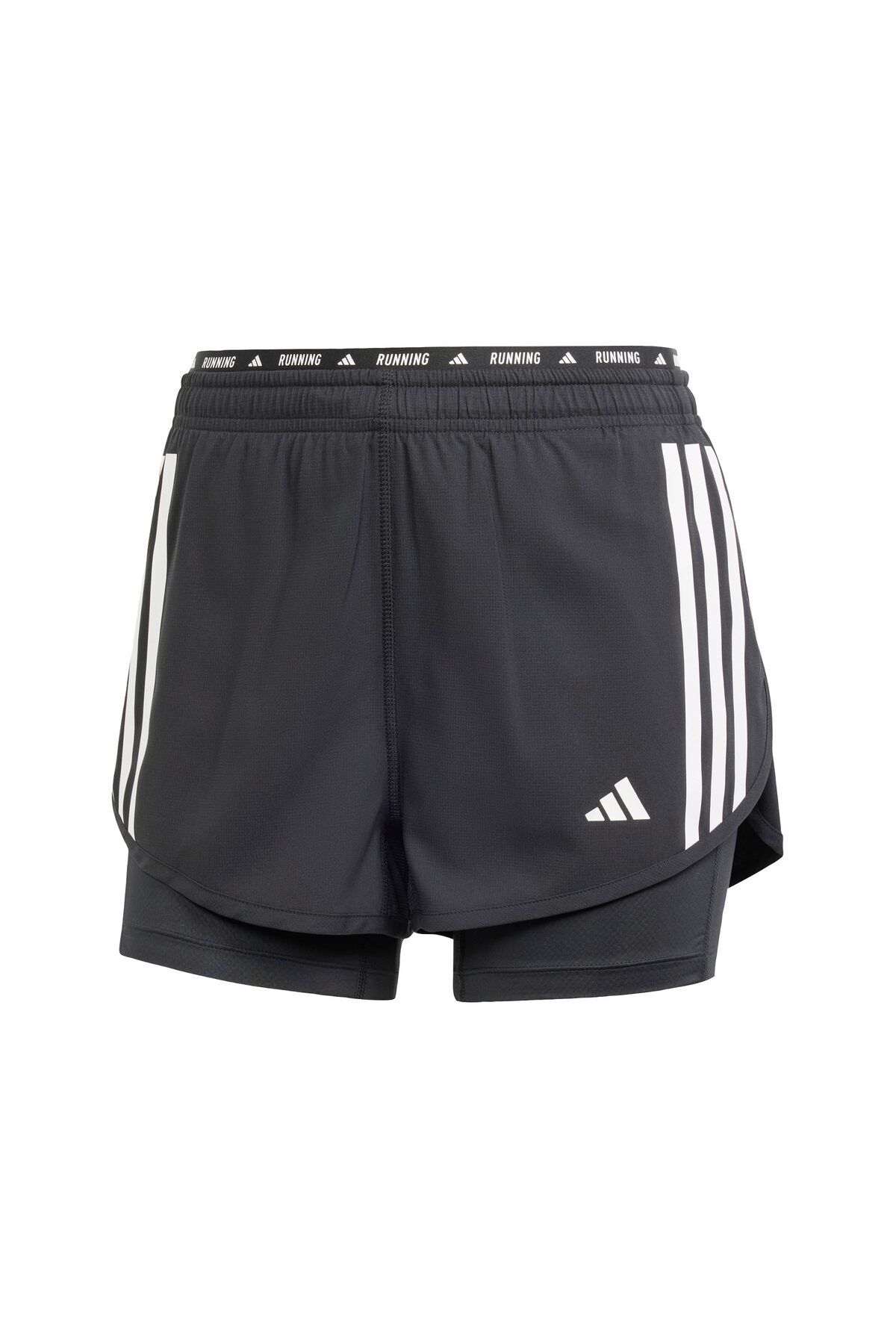 adidas-Own the Run 3-Stripes 2-in-1 Shorts 4
