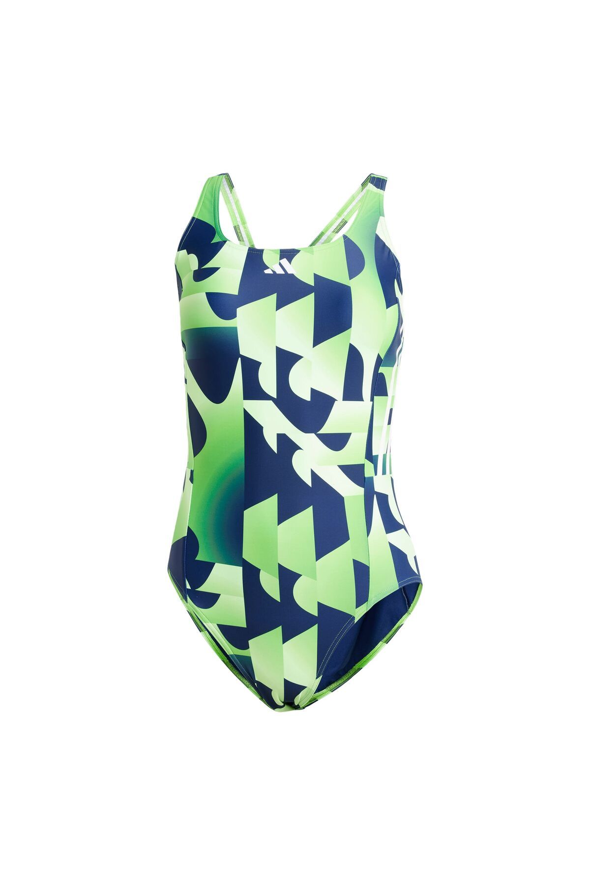 adidas-Costum de baie cu 3 dungi Graphic V-back 2