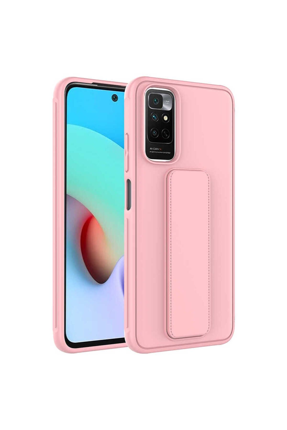 gaappy Pstand Serisi Xiaomi Redmi Note 11S Global Pembe Kapak