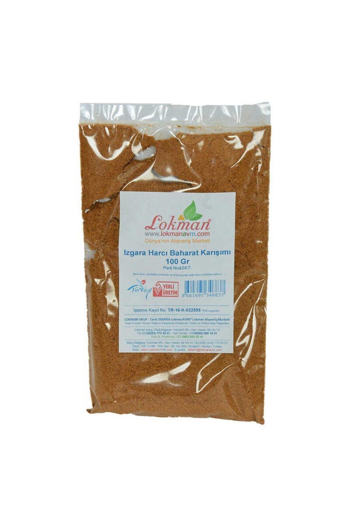 KTYRA52 Izgara Harcı Baharat Karışımı 100 Gr Paket