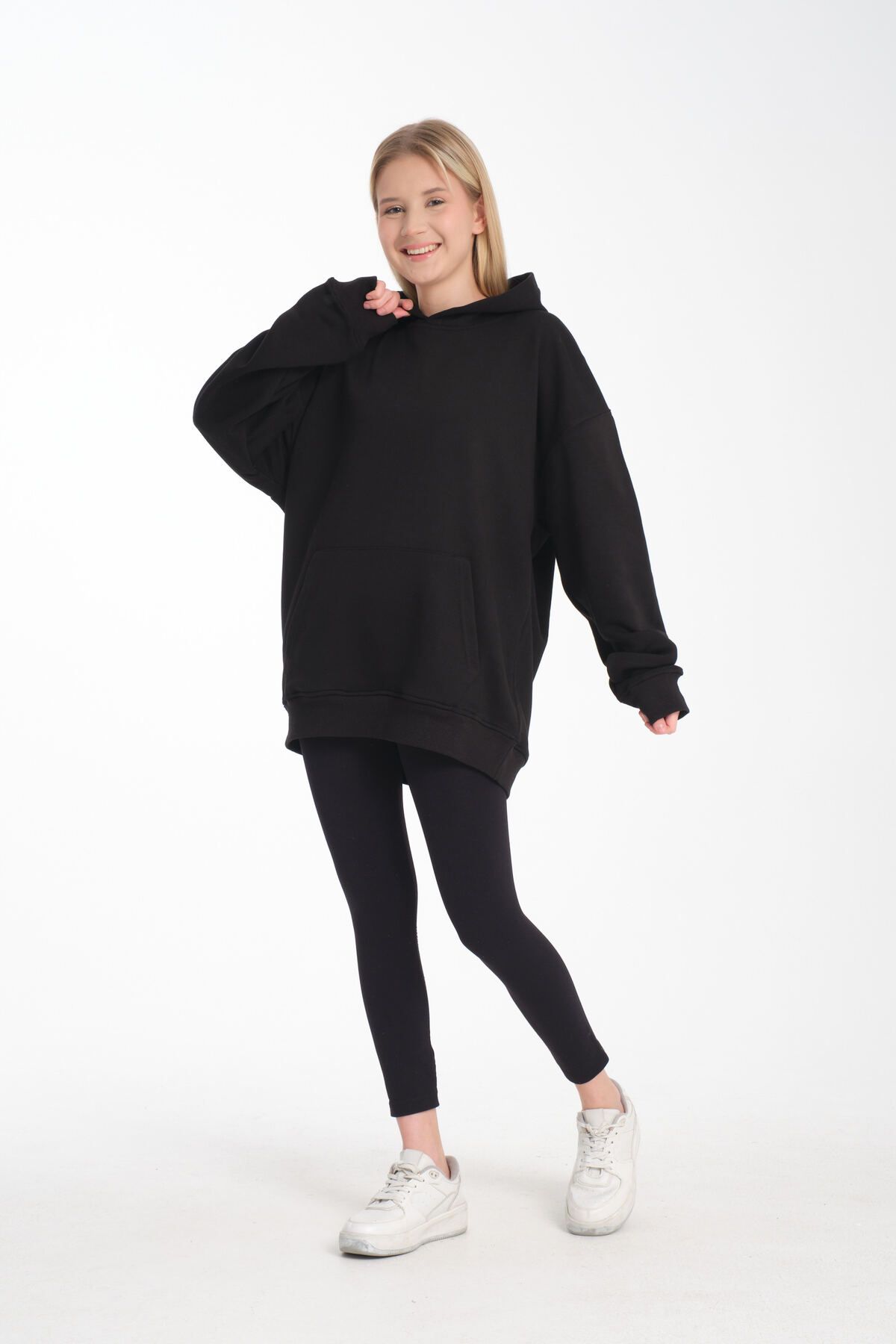 TAYFAKİDS kapüşonlu sweatshirt Oversize