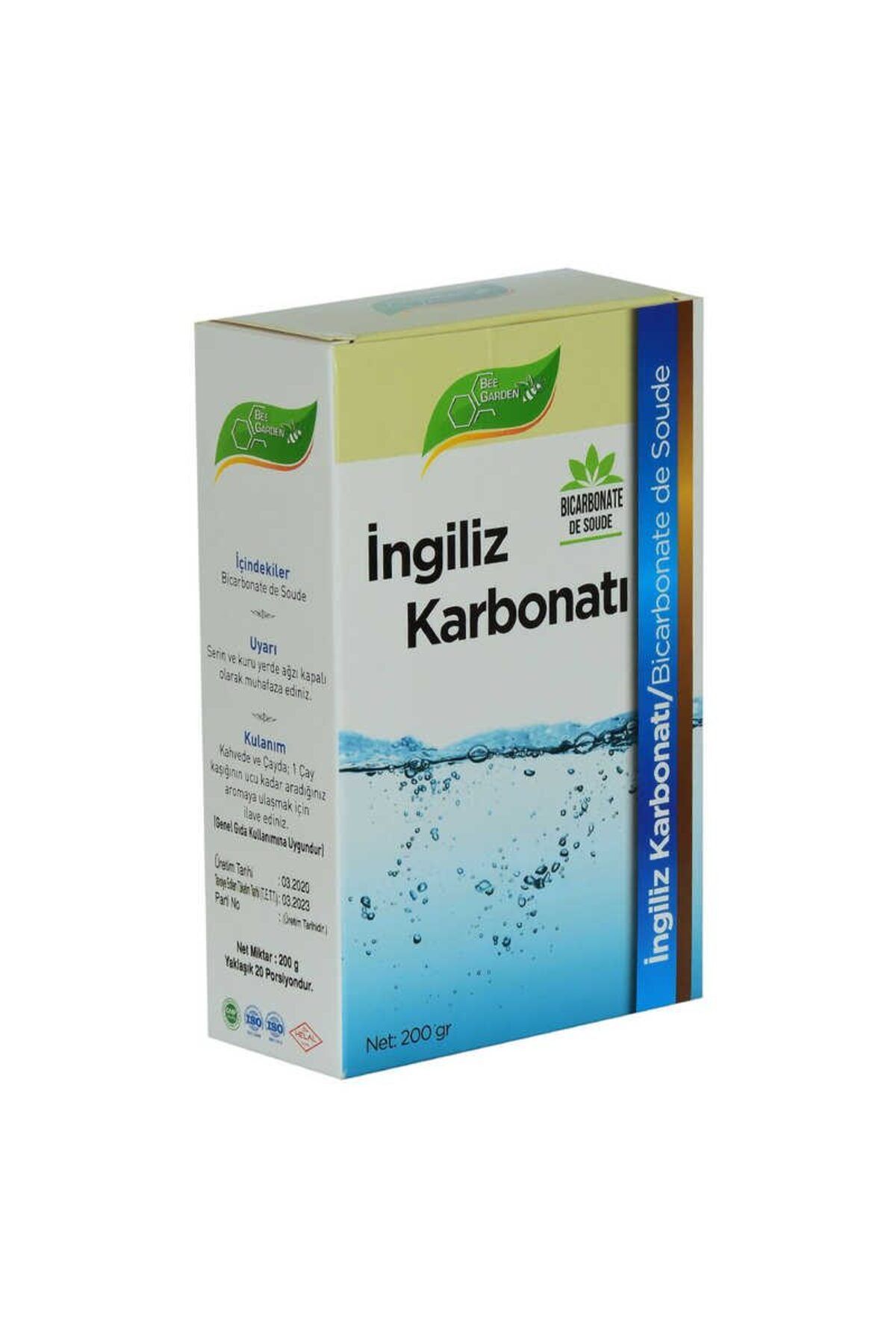 KTYRA52 Yenilebilir İngiliz Karbonatı Bicarbonate De Soude 200 Gr