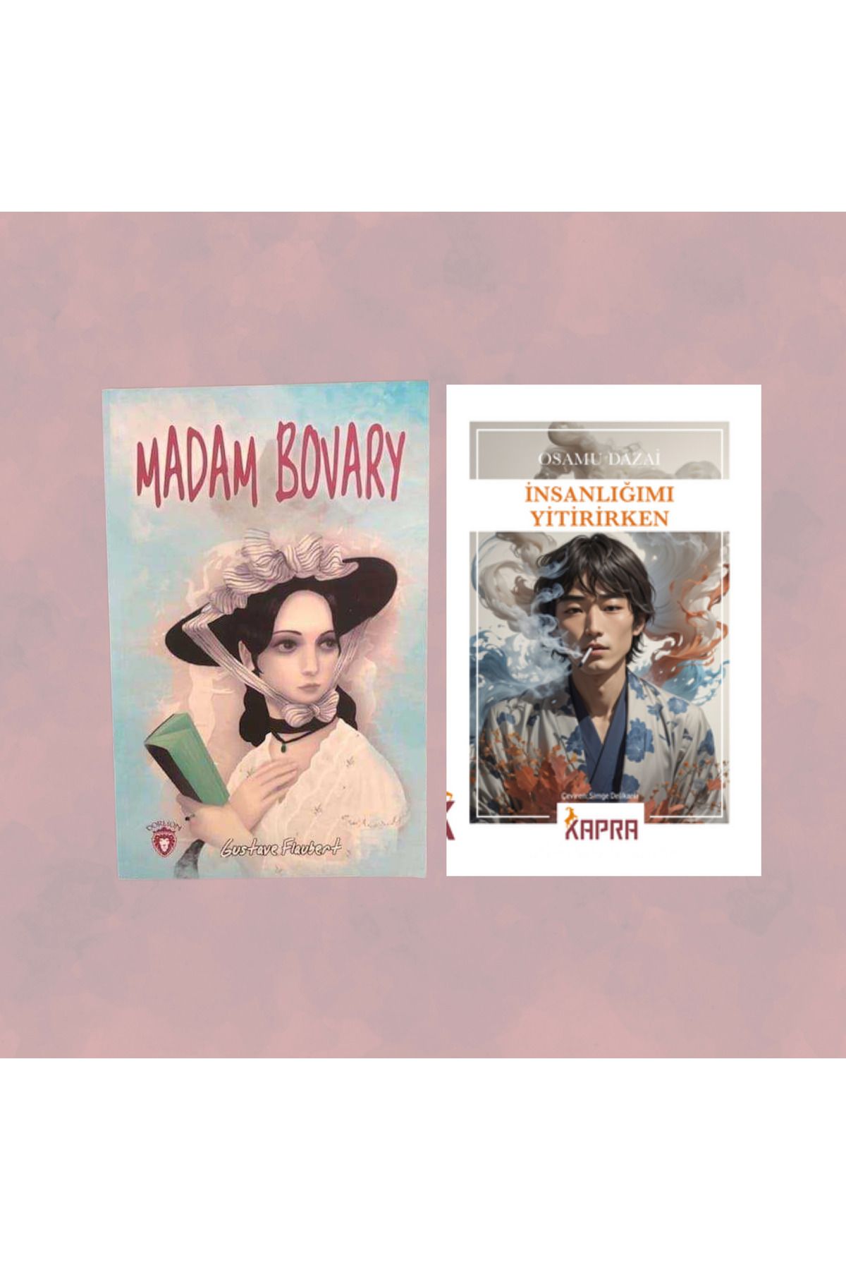 Kapra Yayıncılık 2 Kitap / Madam Bovary ( Flaubert ) - İnsanlığımı Yitirirken