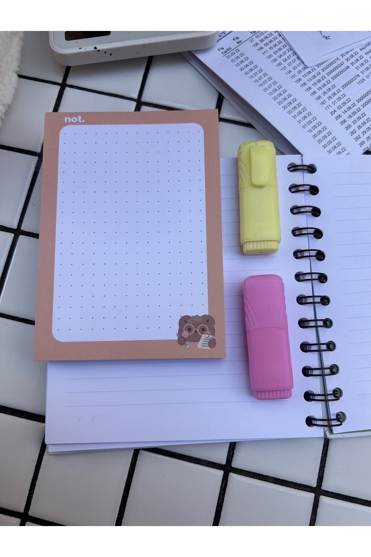 Sumicorn Design-Cute Kawaii Memo Pad, Notepad, To Do List, Memopad, Planner, A6 (10,5X14,8 CM), 100 Pieces 6