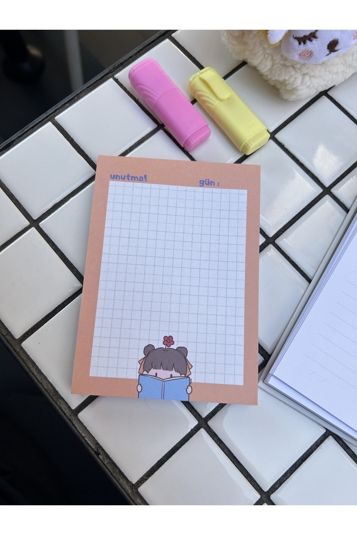 Sumicorn Design-Cute Kawaii Memo Pad, Notepad, To Do List, Memopad, Planner, A6 (10,5X14,8 CM), 100 Pieces 5