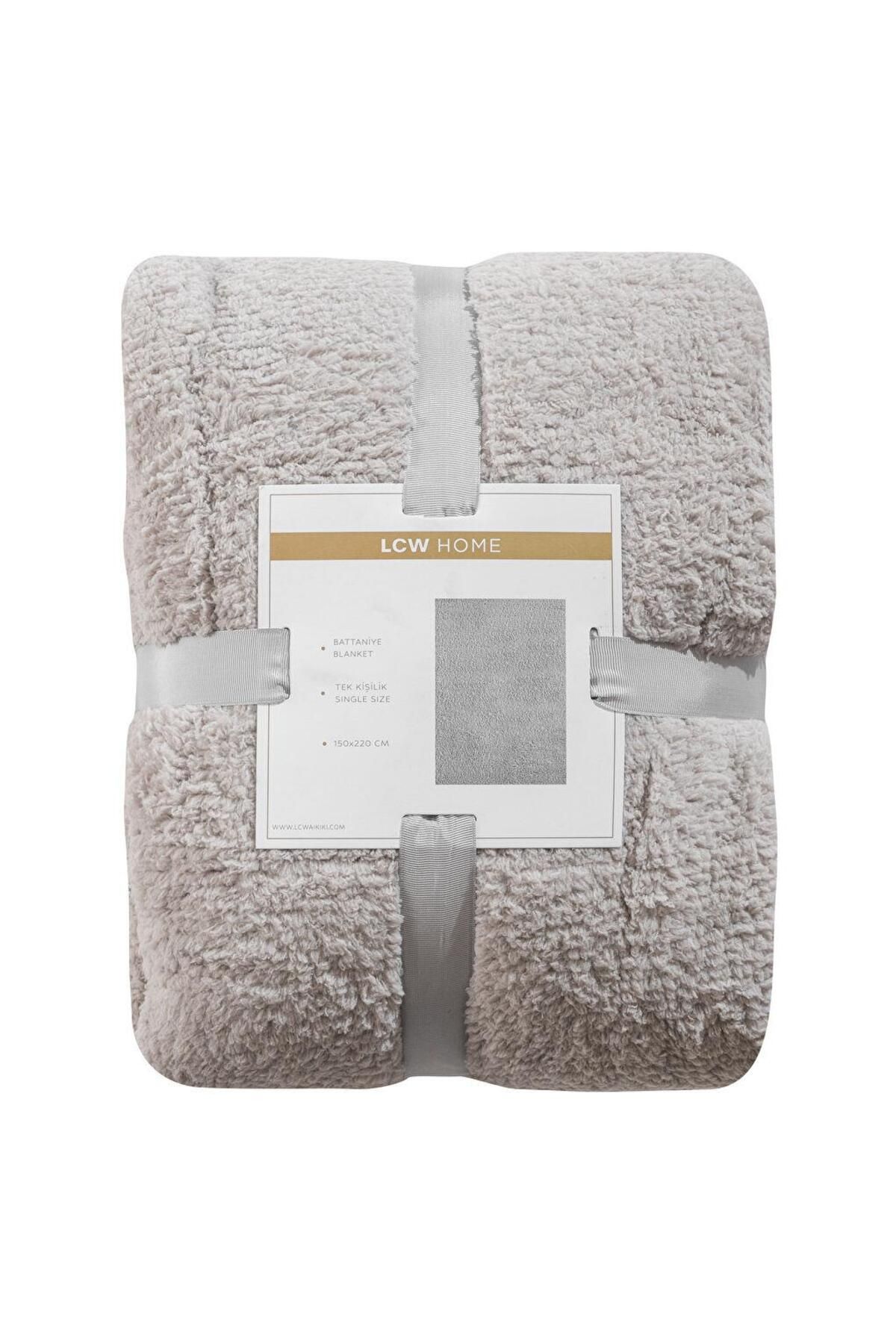 LC Waikiki-Lcw Home Single Plush Blanket 5