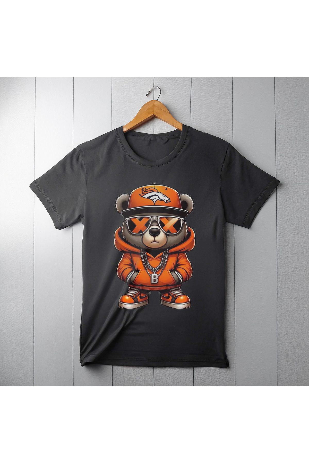 Ozzy Unisex Teddy Bear Desen 1 Dijital Baskılı Tshirt