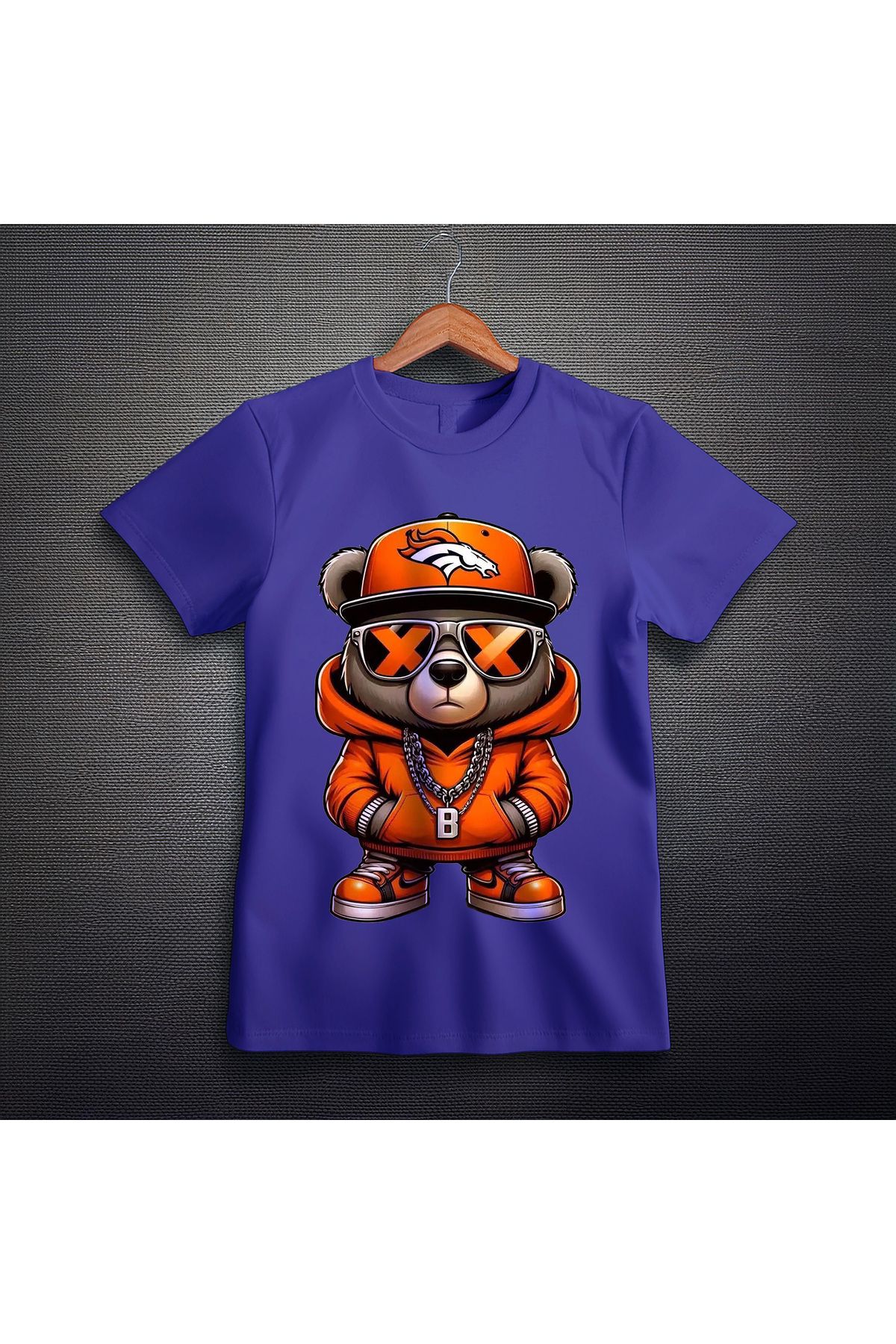 Ozzy Unisex Teddy Bear Desen 1 Dijital Baskılı Tshirt