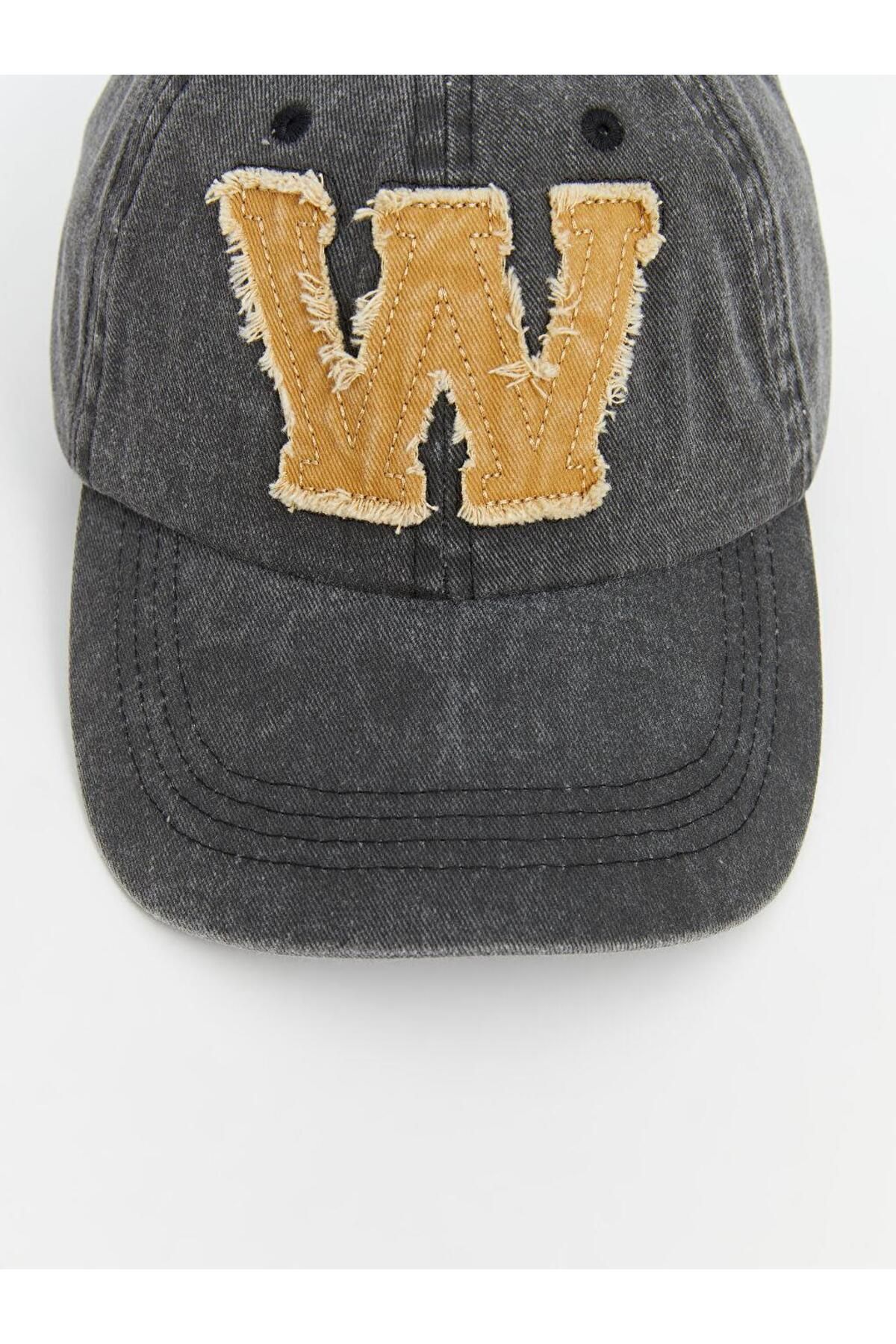 LC Waikiki-LCW ACCESSORIES Text Embroidered Men's Cap Hat 3