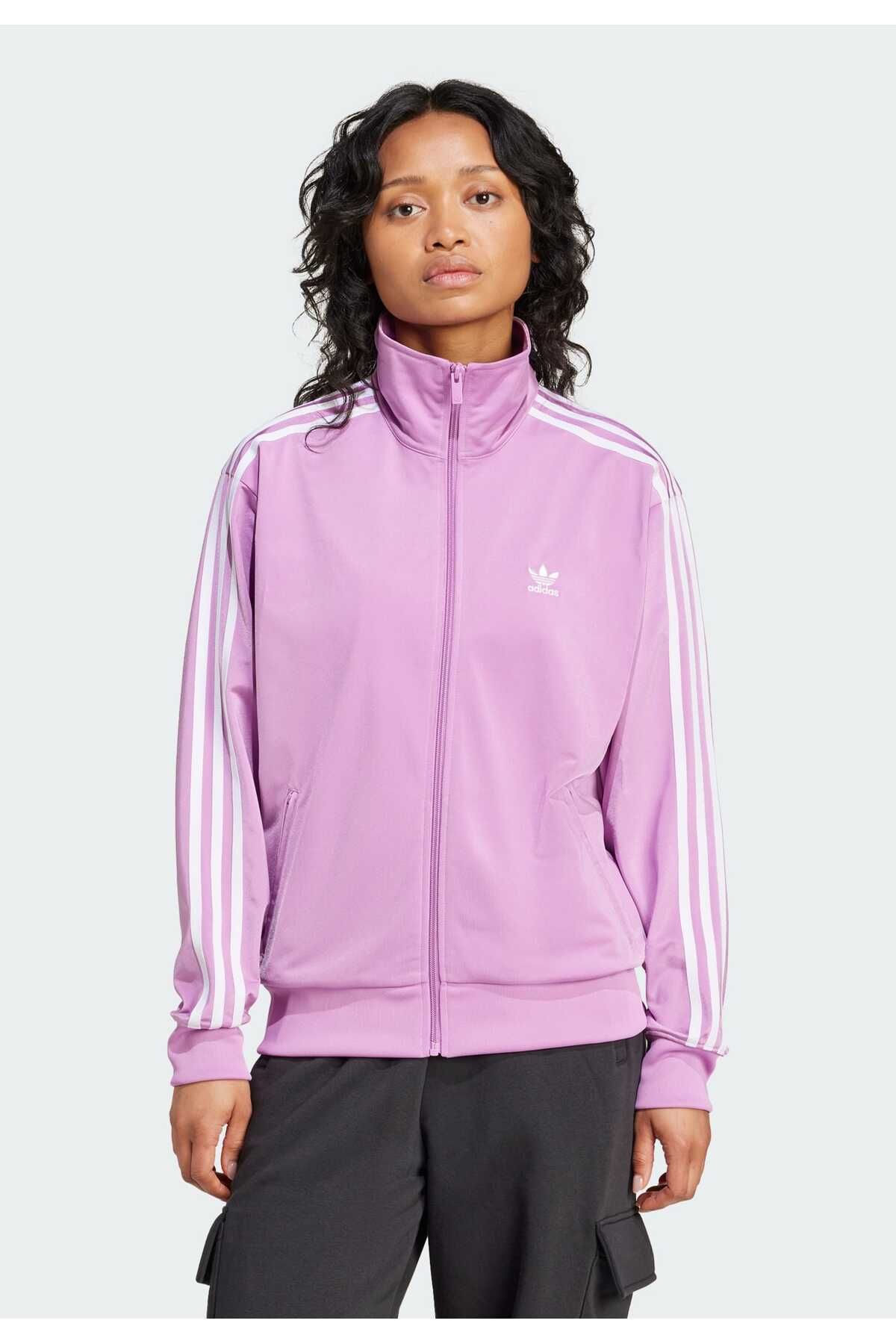 adidas-Adicolor Classics - بلوزة بسحاب بنمط طائر النار 8