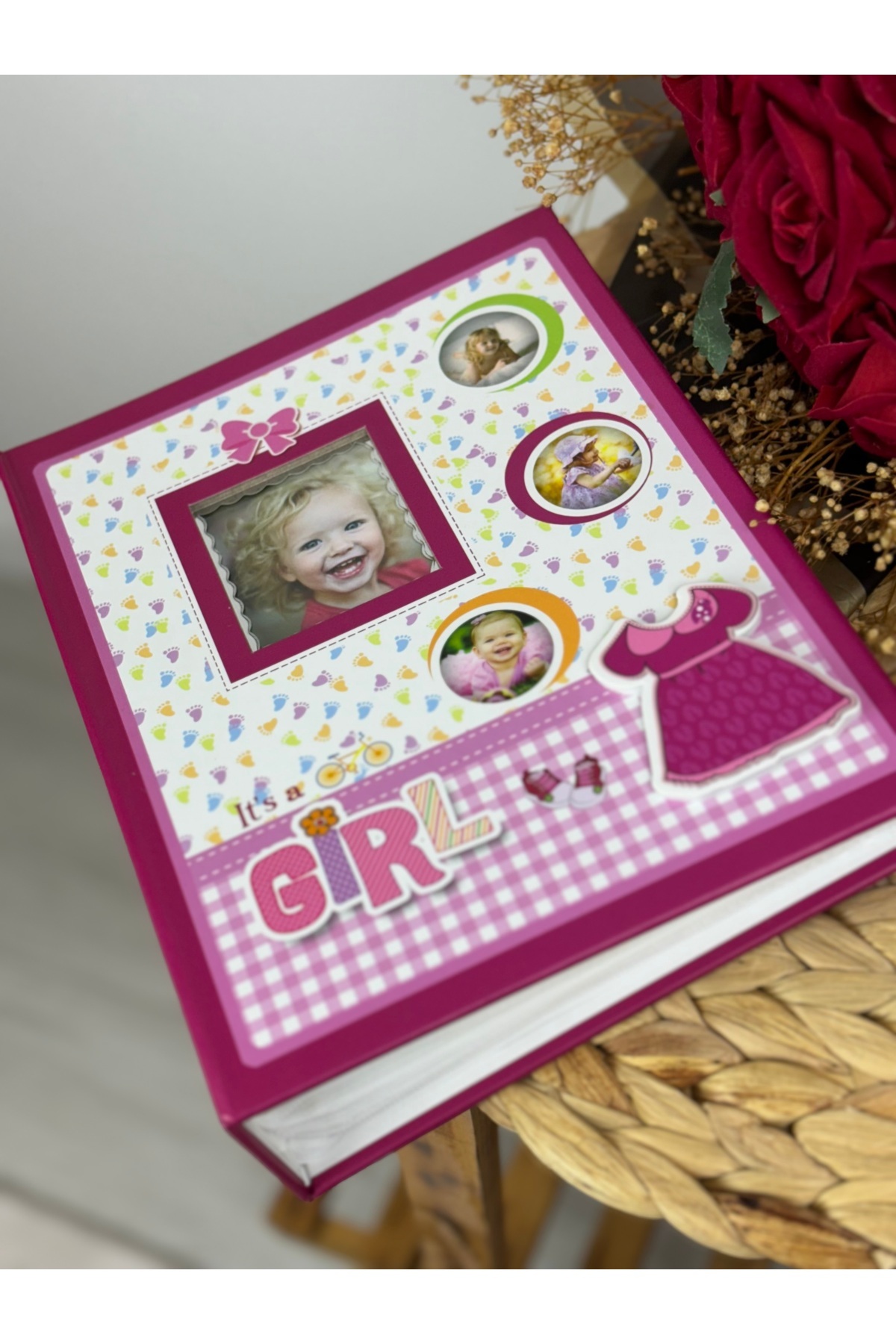 Rabsev 10x15cm 200 Fotoğraf Kapasiteli Lüks Pencereli Bebek Fotoğraf Albümü Rs462003-p fotoğrafı 4 (önizleme)