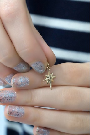 aytekgold Kutup Yıldızı Kolye Ucu 14 Ayar