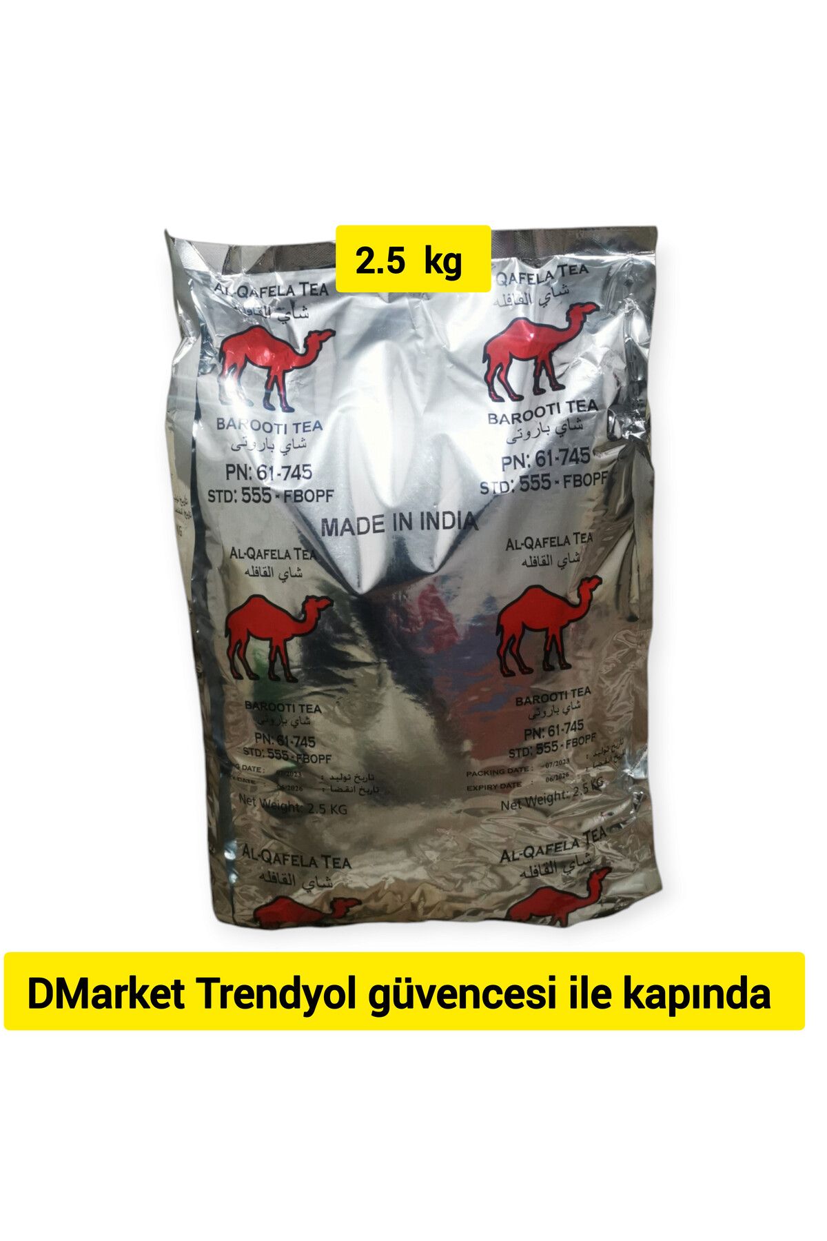 Hayriefendi Barut Çay 555 Barooti Tea AL-QAFELA tea (2.5 kg)