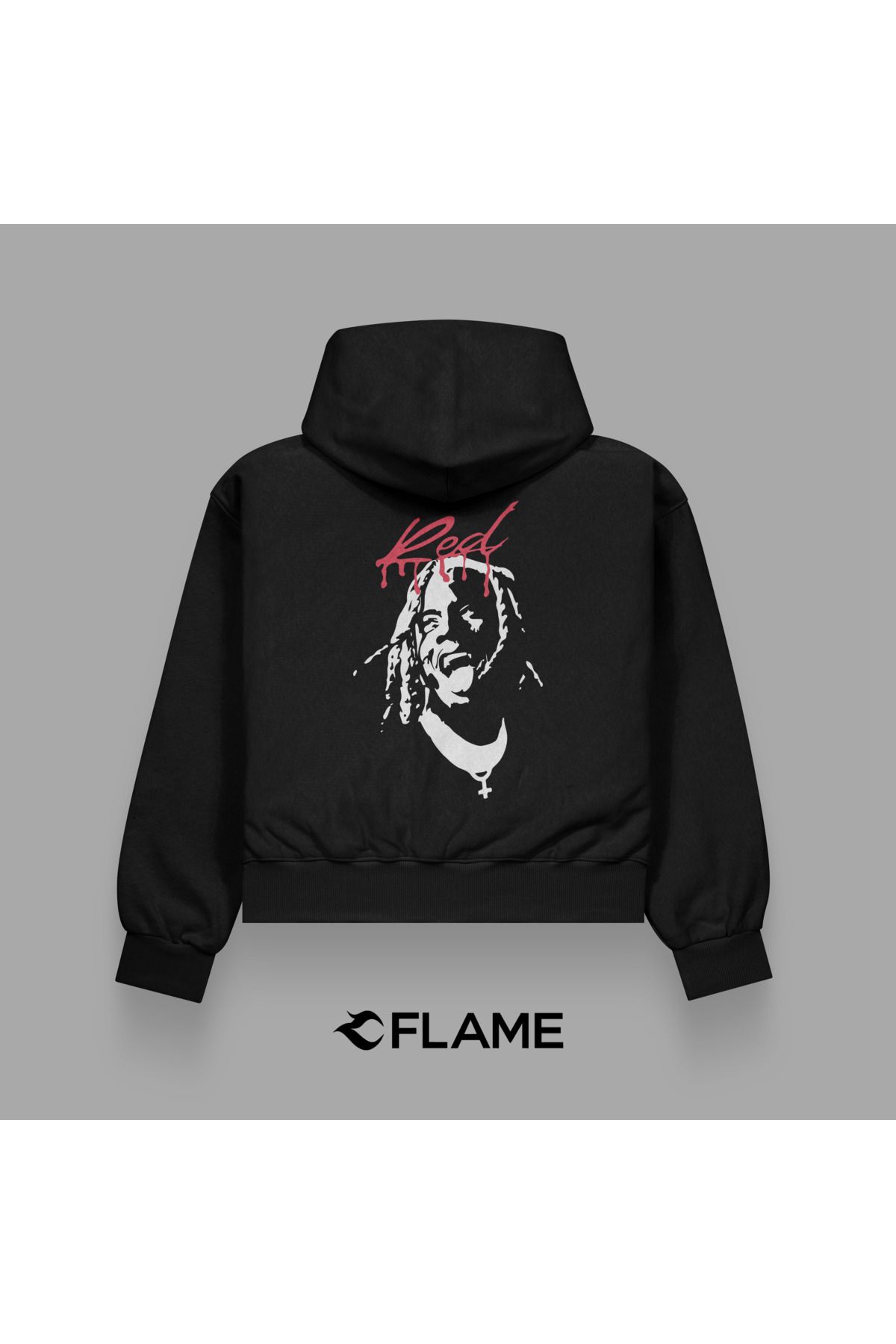 Flame Wear PLAYBOI CARTI Red Sweatsihrt