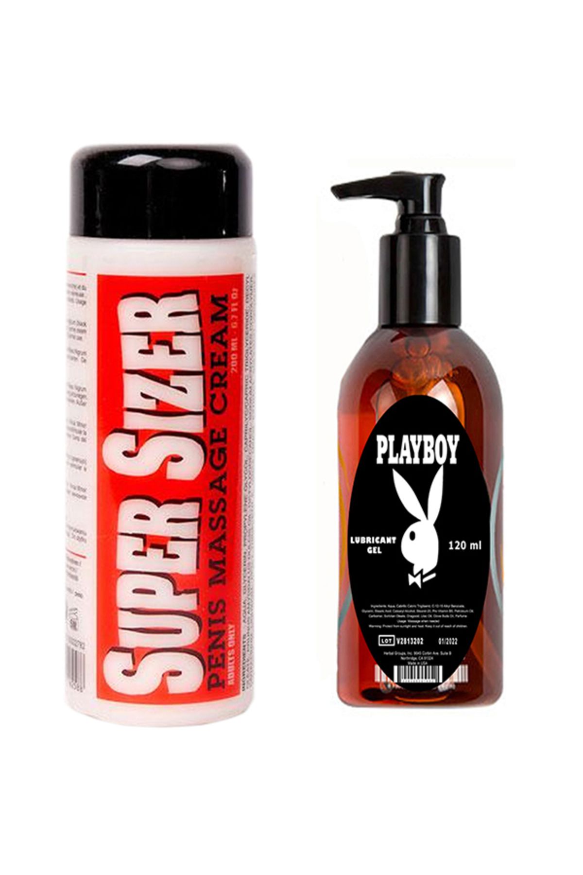 Playboy Lubircant Jel ile Süper Sizer Erkeklere Özel Boyutlandırıcı Bakım Masaj Kremi 200 ml