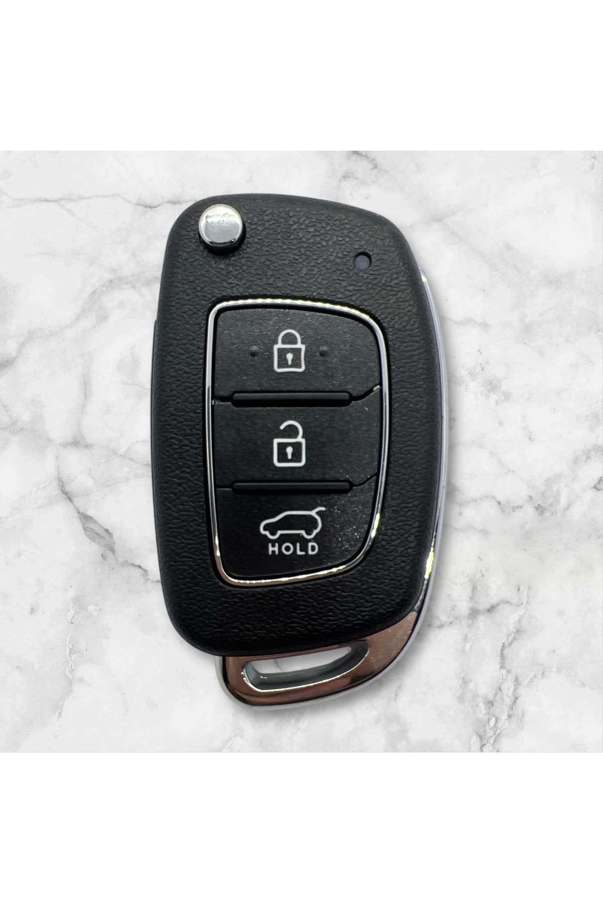 Luxe Aksesuarr Hyundai I20 Bayon - Accent - Sonata 2019-2024 Arası Araclara Uyumlu 3 Buton Kumanda Kabı