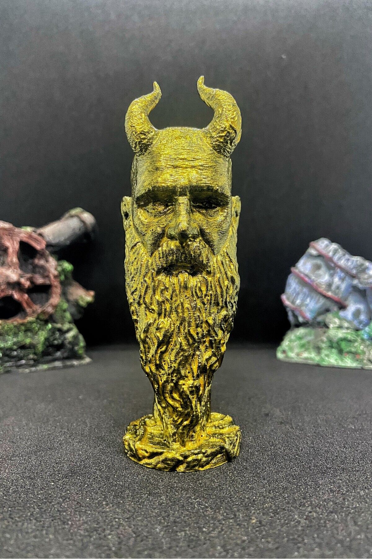 TatuCraft God Of War Mimir Büst - Gold