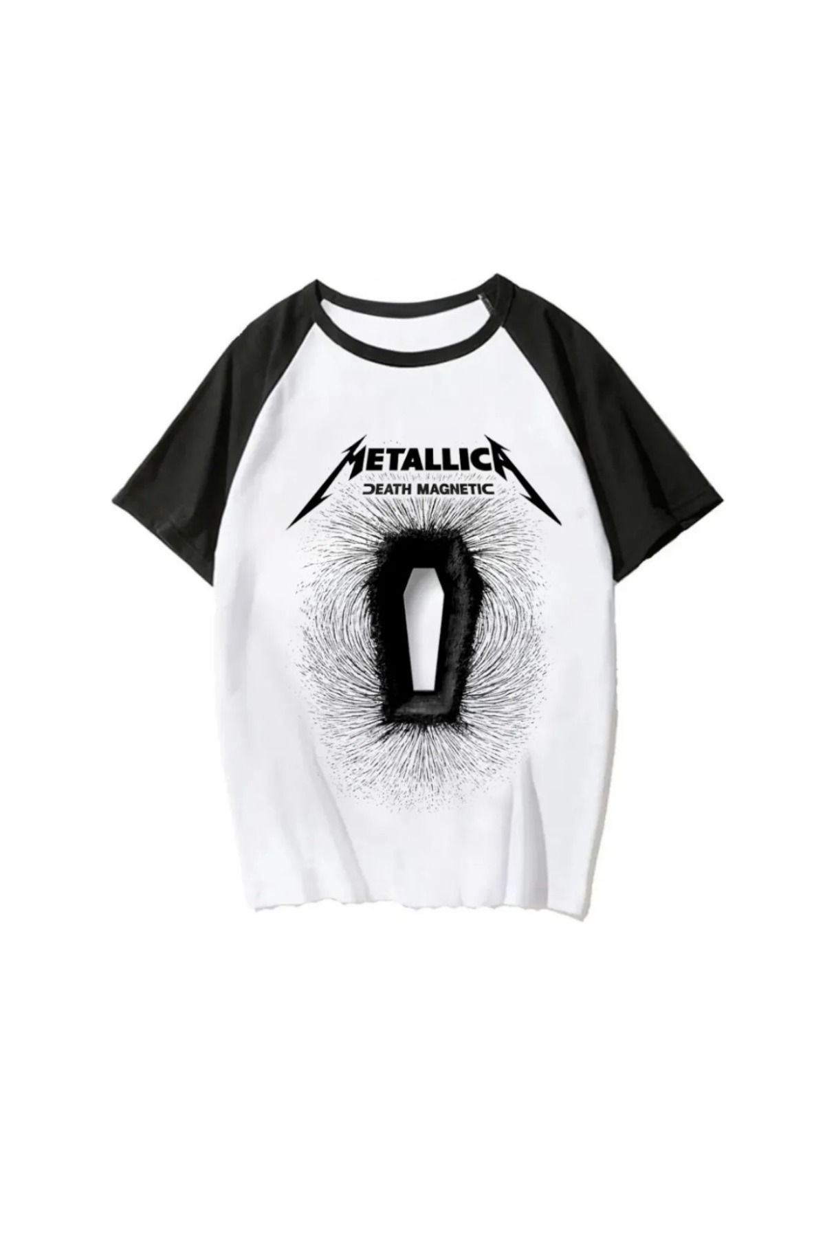 Gofeel Rock Serisi Metallica Death Magnetic Baskılı Unisex Oversize T-Shirt