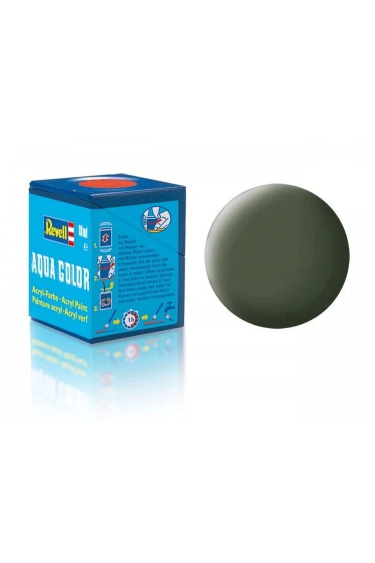 EGATOPTAN NessiWorld Aqua Color Bronze Green - Mat Boya - 18 ml