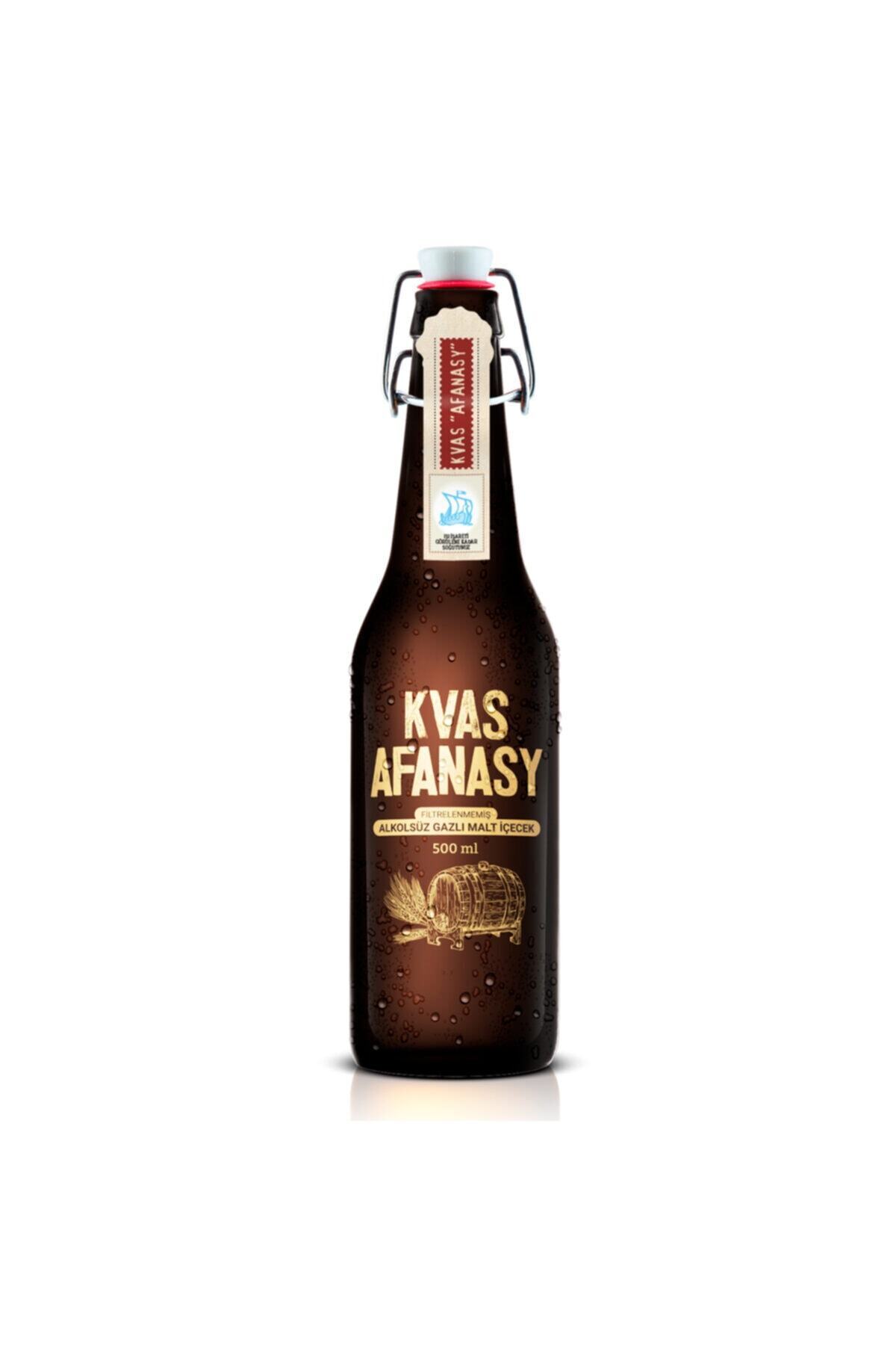 KVAS AFANASY FİLİTRELENMİŞ ALKOLSÜZ GAZLI MALT İÇİCEK 500ML