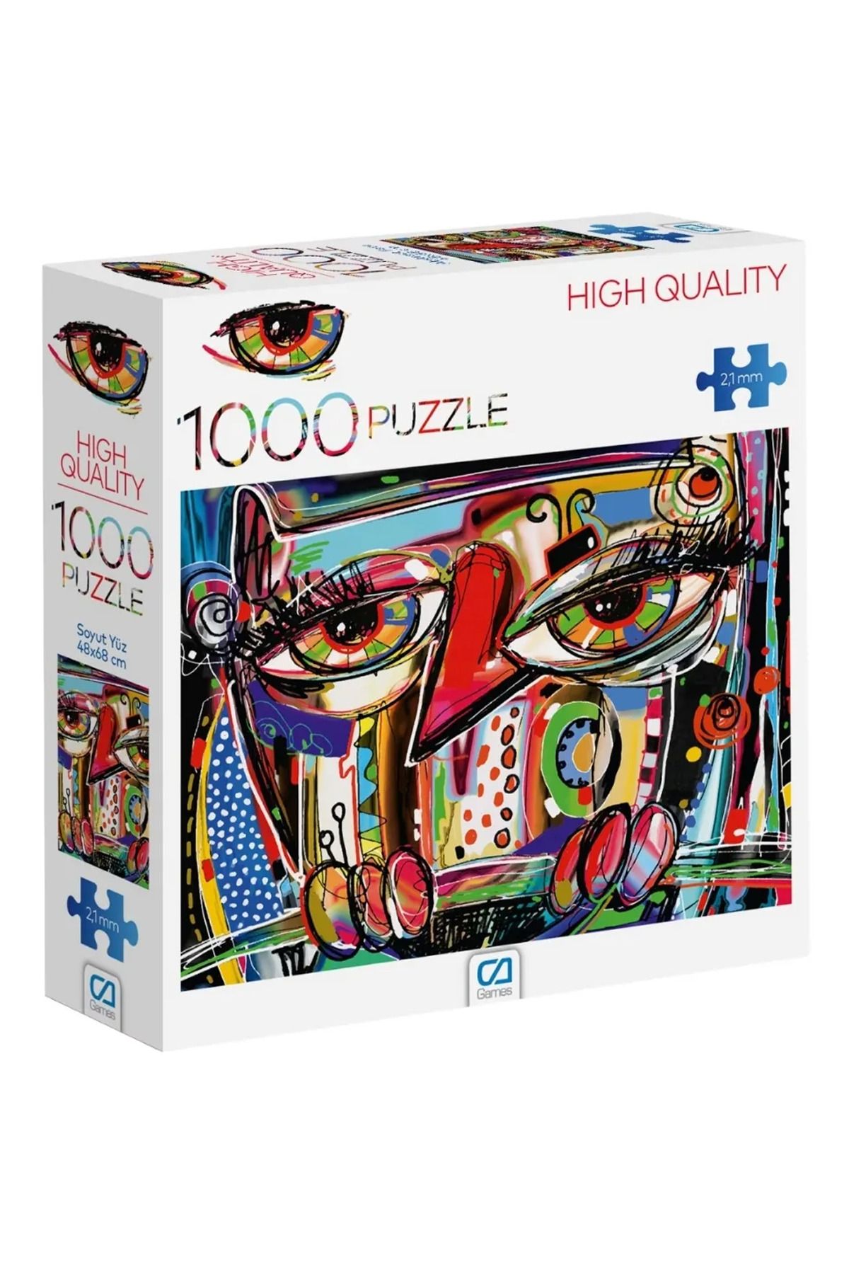 CA Games C&A Games Soyut Yüz 1000 Parça Puzzle