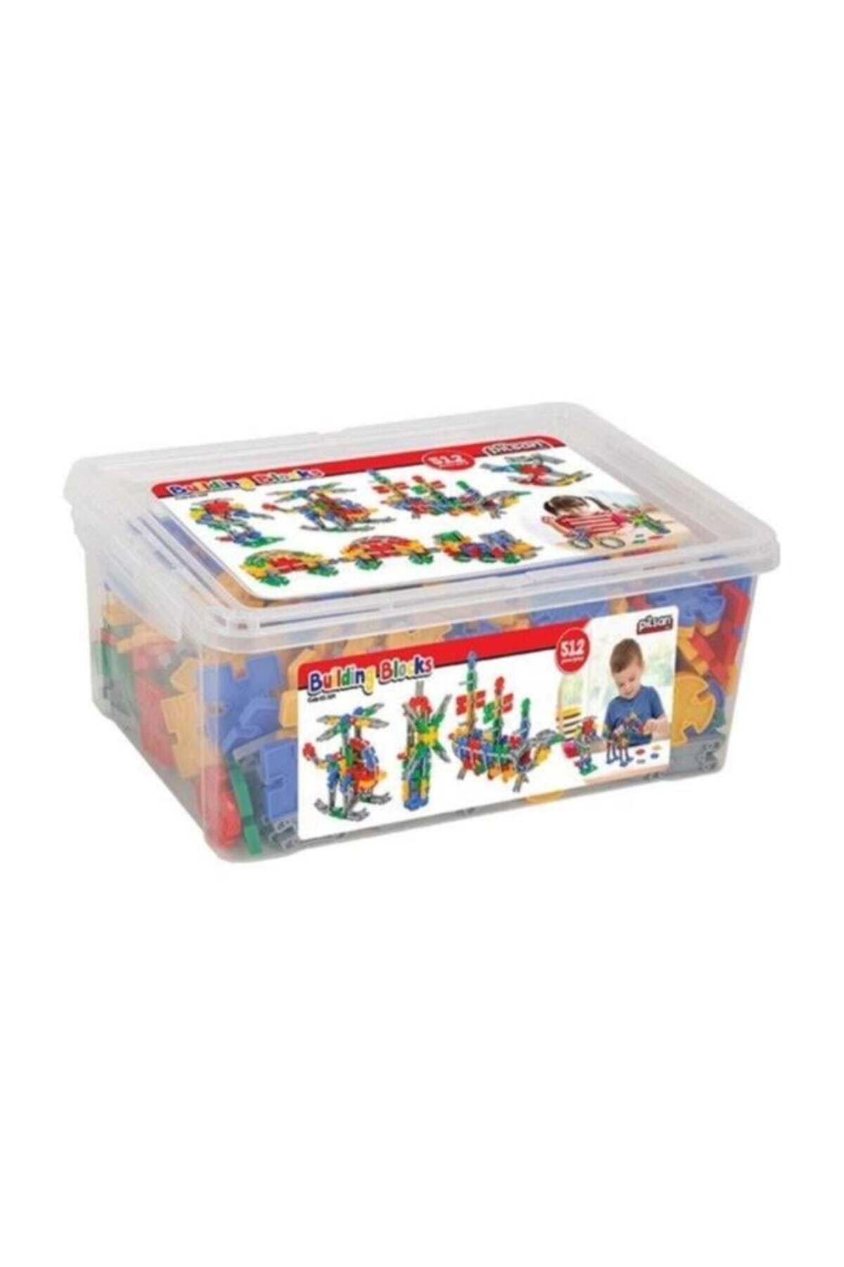 PİLSAN-Pilsan Building Blocks 512 Pieces 03 509 (15 Liter Storage Cabinet) 2