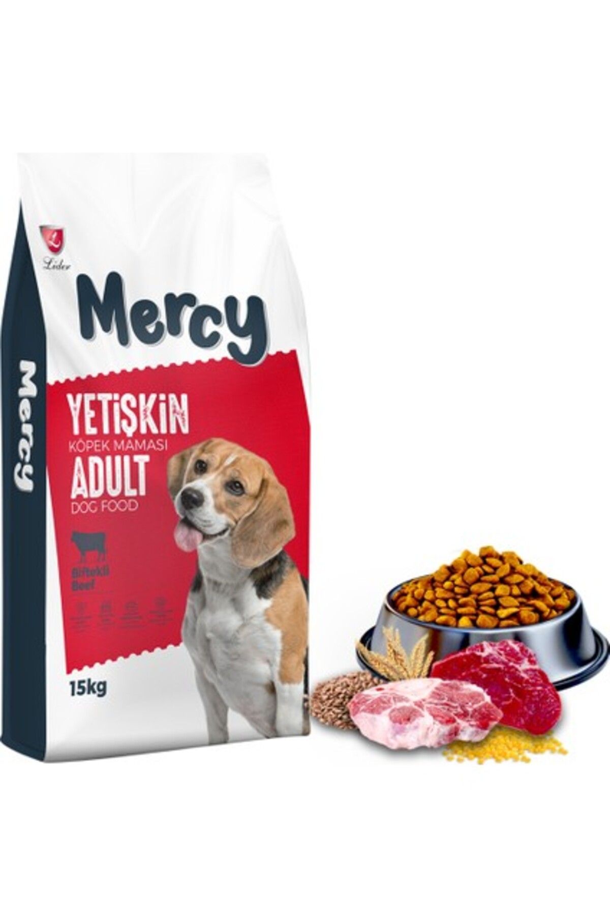 Orqinel Mercy Biftekli Yetişkin Köpek Maması 15 kg