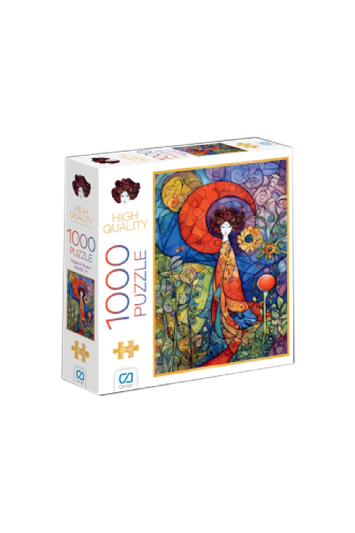 CA Games C&A Games Pelerinli Kadın 1000 Parça Puzzle