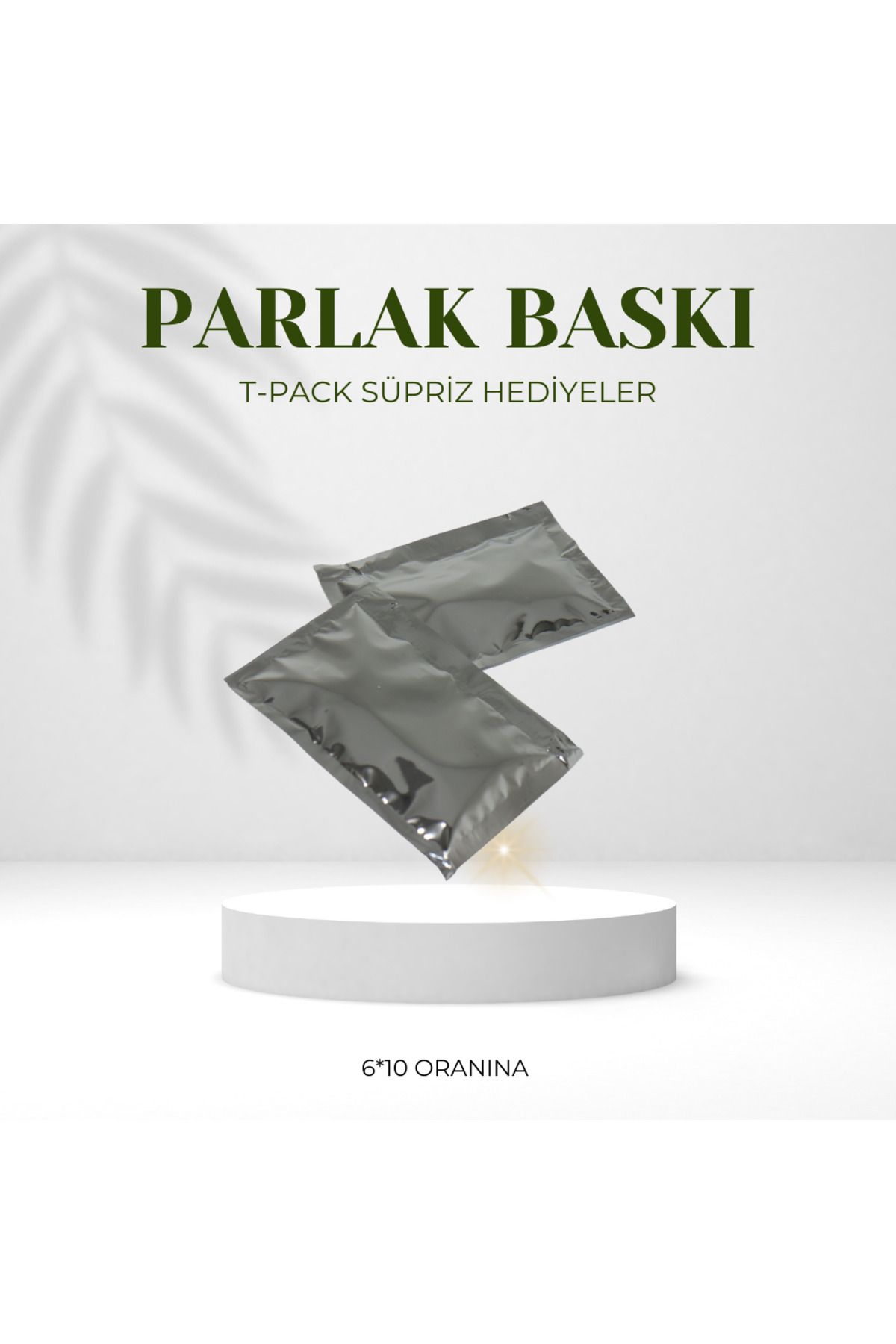 Tpack Tek kullanımlık 300 adet parlak baskı ıslak mendil