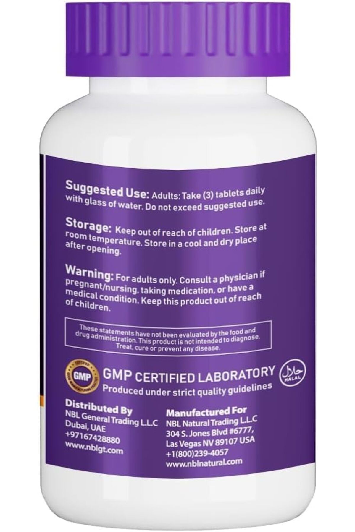 NBL Natural-Hydrolysed Marine Collagen 2500mg with Hyaluronic Acid, Biotin & Vitamin C, 120 Tablets 5