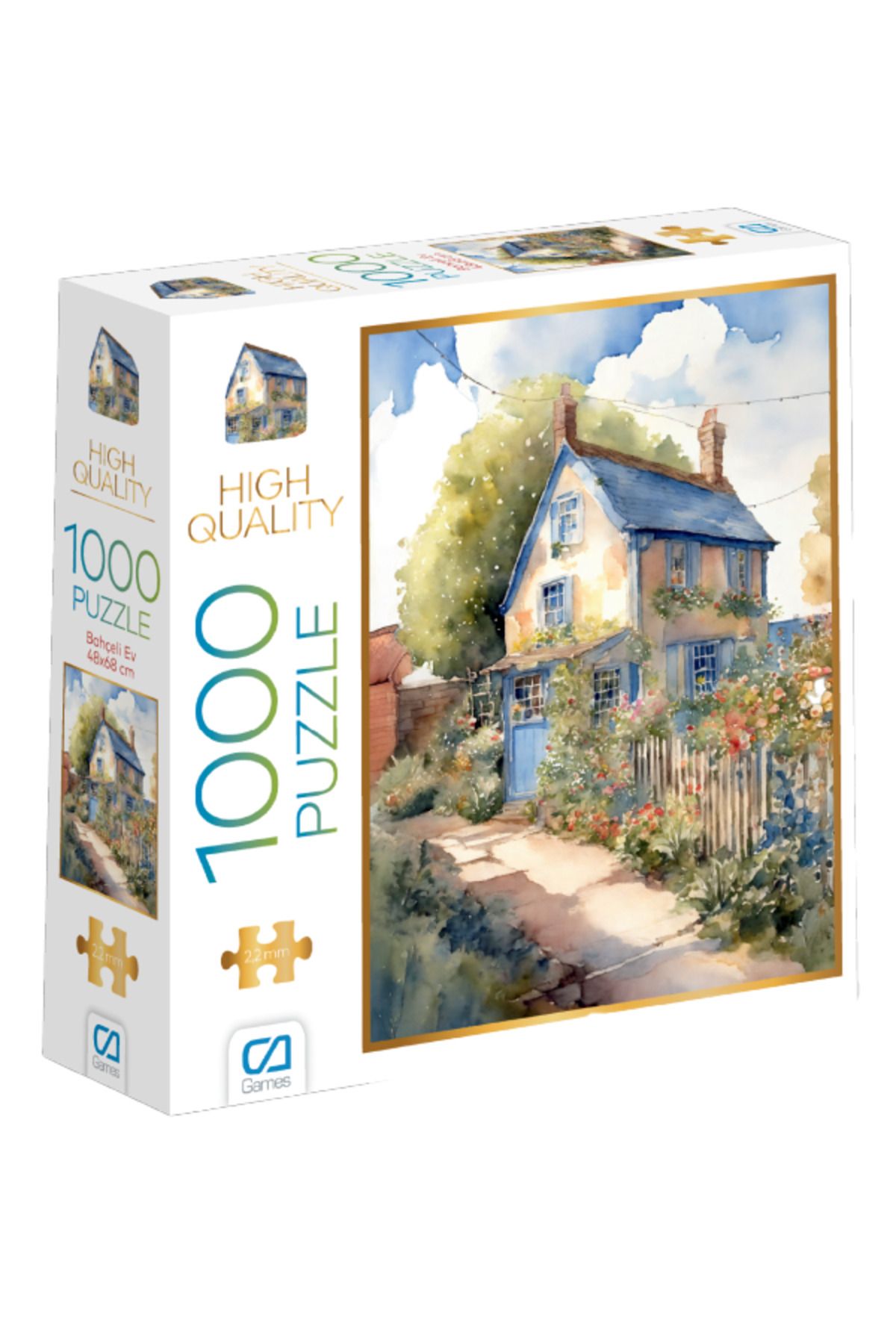 CA Games C&A Games Bahçeli Ev 1000 Parça Puzzle