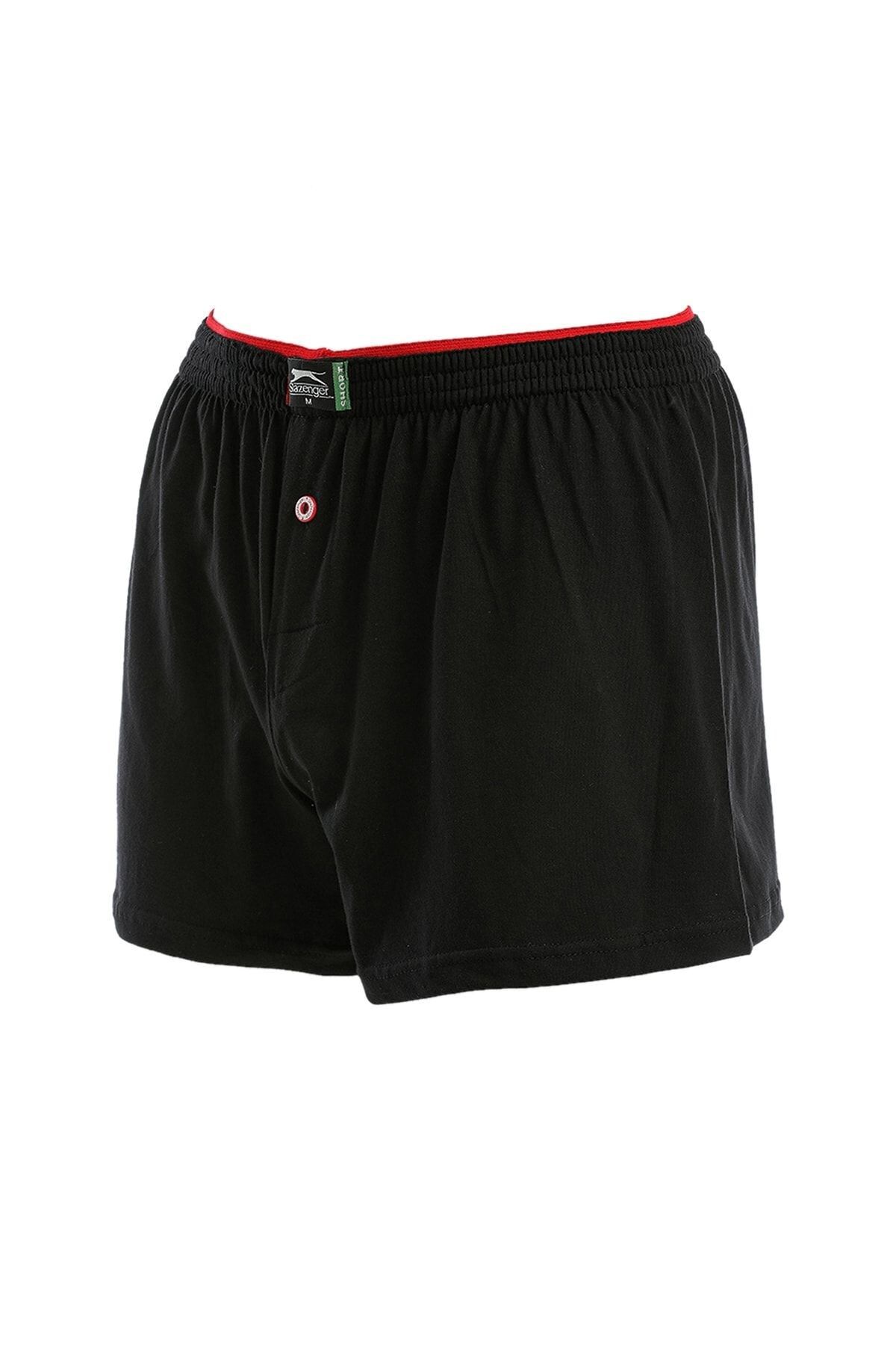 Slazenger Erkek Boxer Iç Giyim Siyah