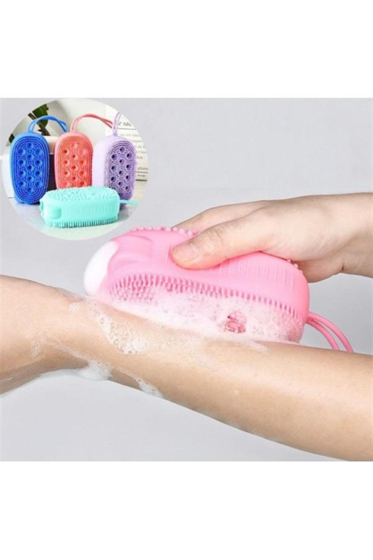 ÖYKÜ VE YİĞİT Süngerli Silikon Banyo Kesesi