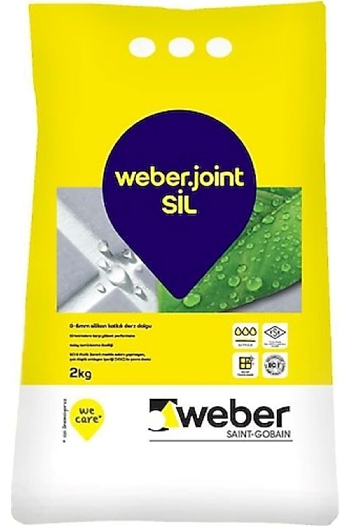 WEBER Joint Silikonlu 2 Kg Derz Gri