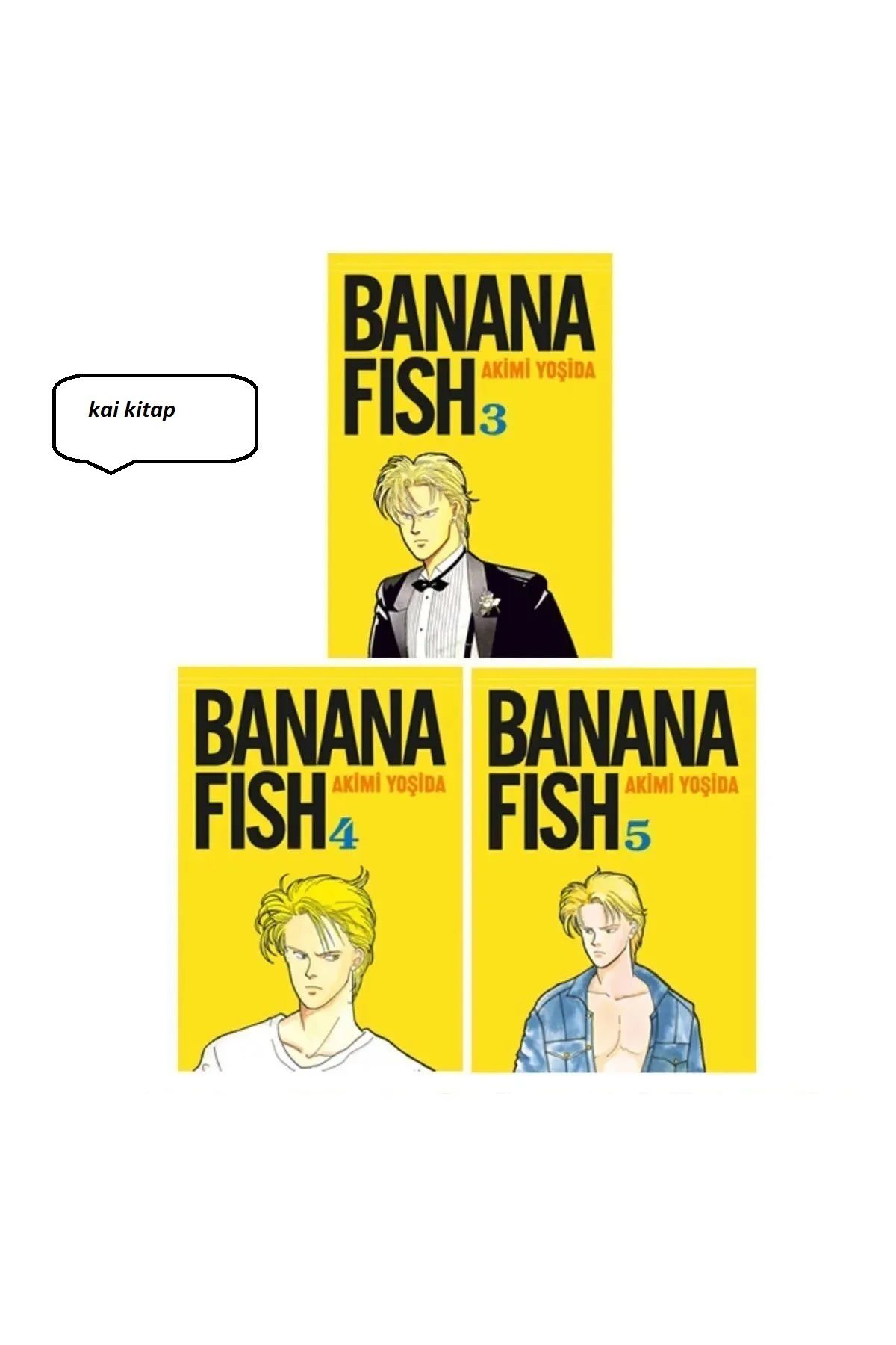 Gerekli Şeyler Yayıncılık Banana Fish 3-4-5 Manga Seti (3 kitap)