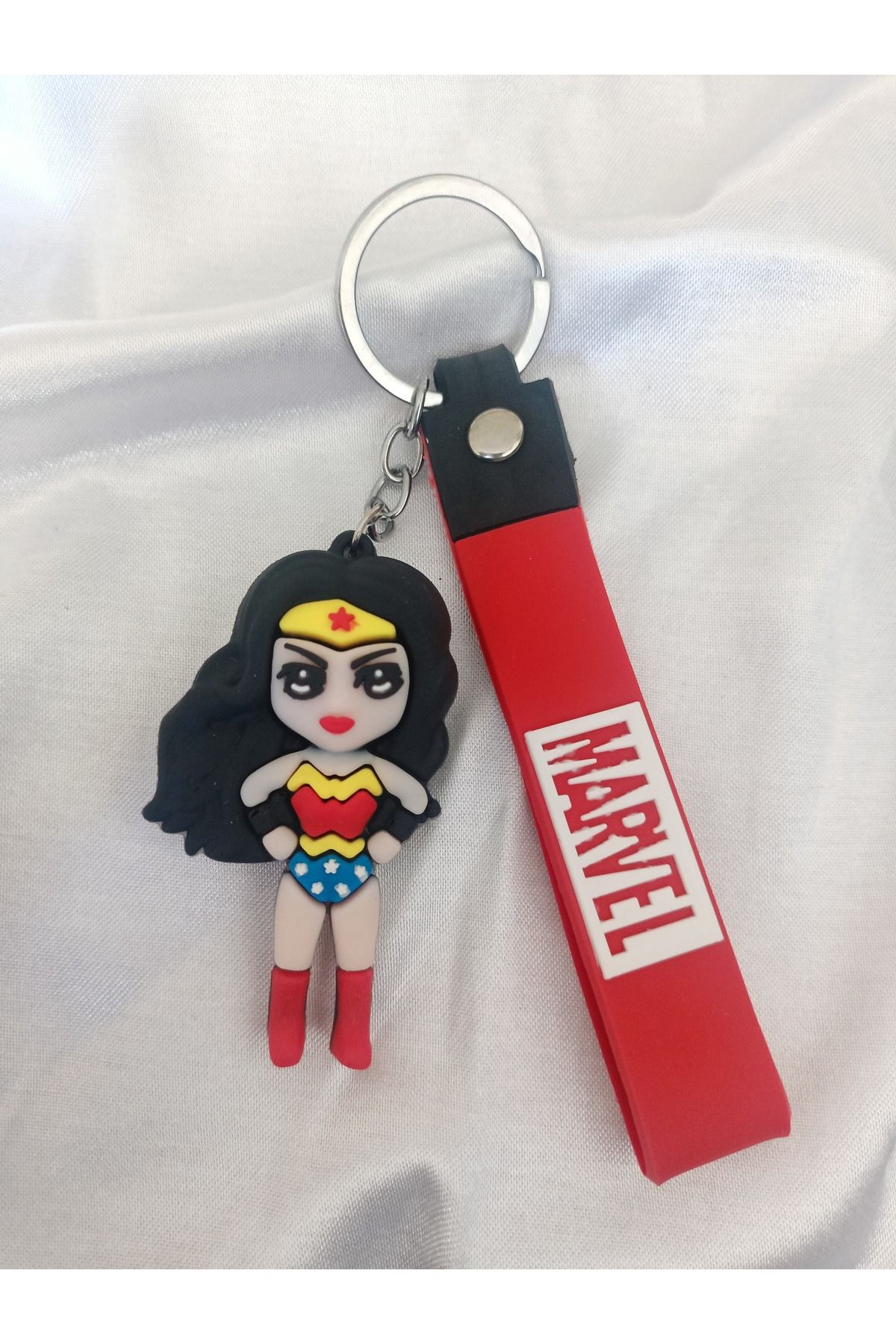 Mugs and love Wonder women silikon lüks anahtarlık çanta aksesuar