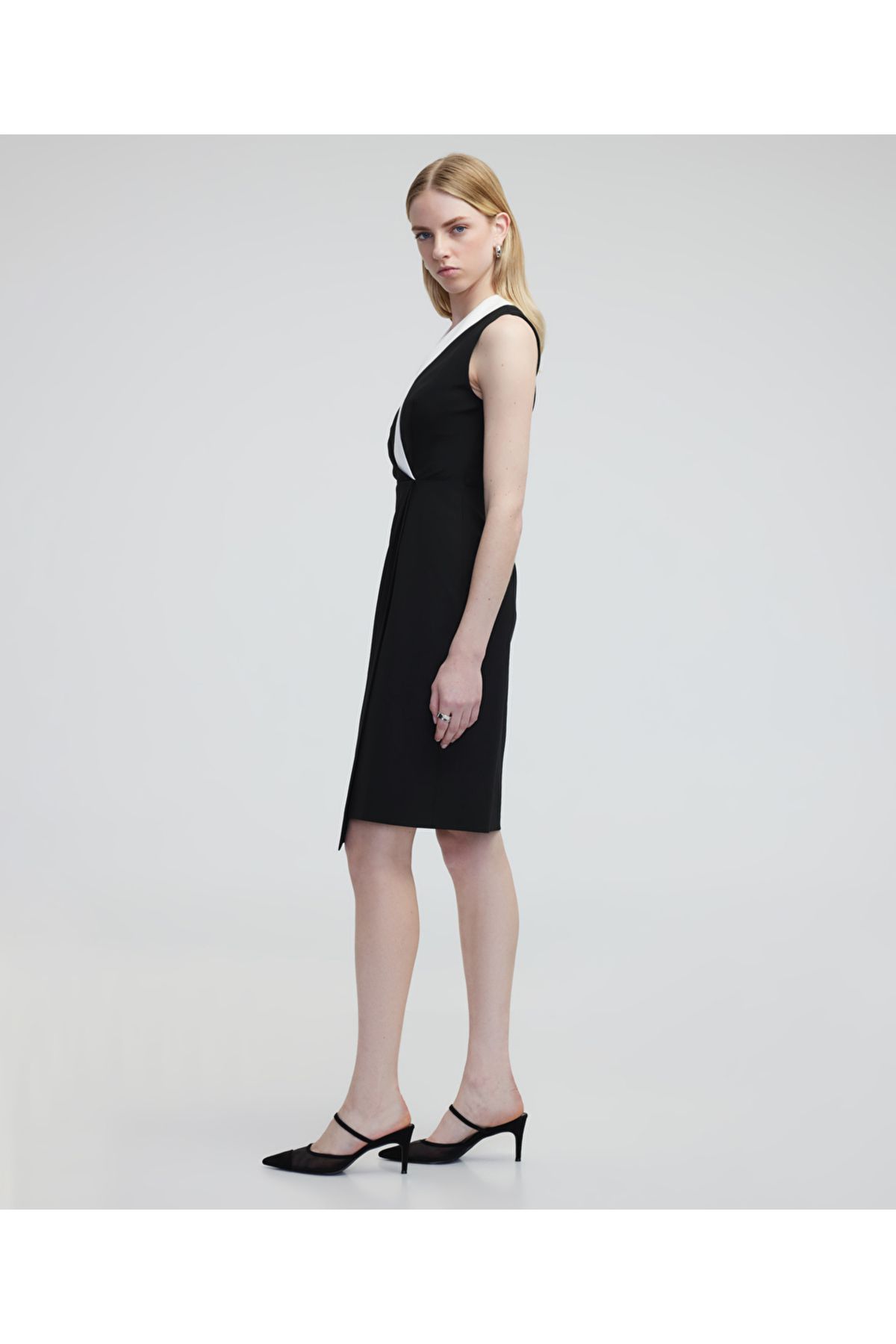 MISS IPEKYOL-Farbblock-Bleistiftkleid 5