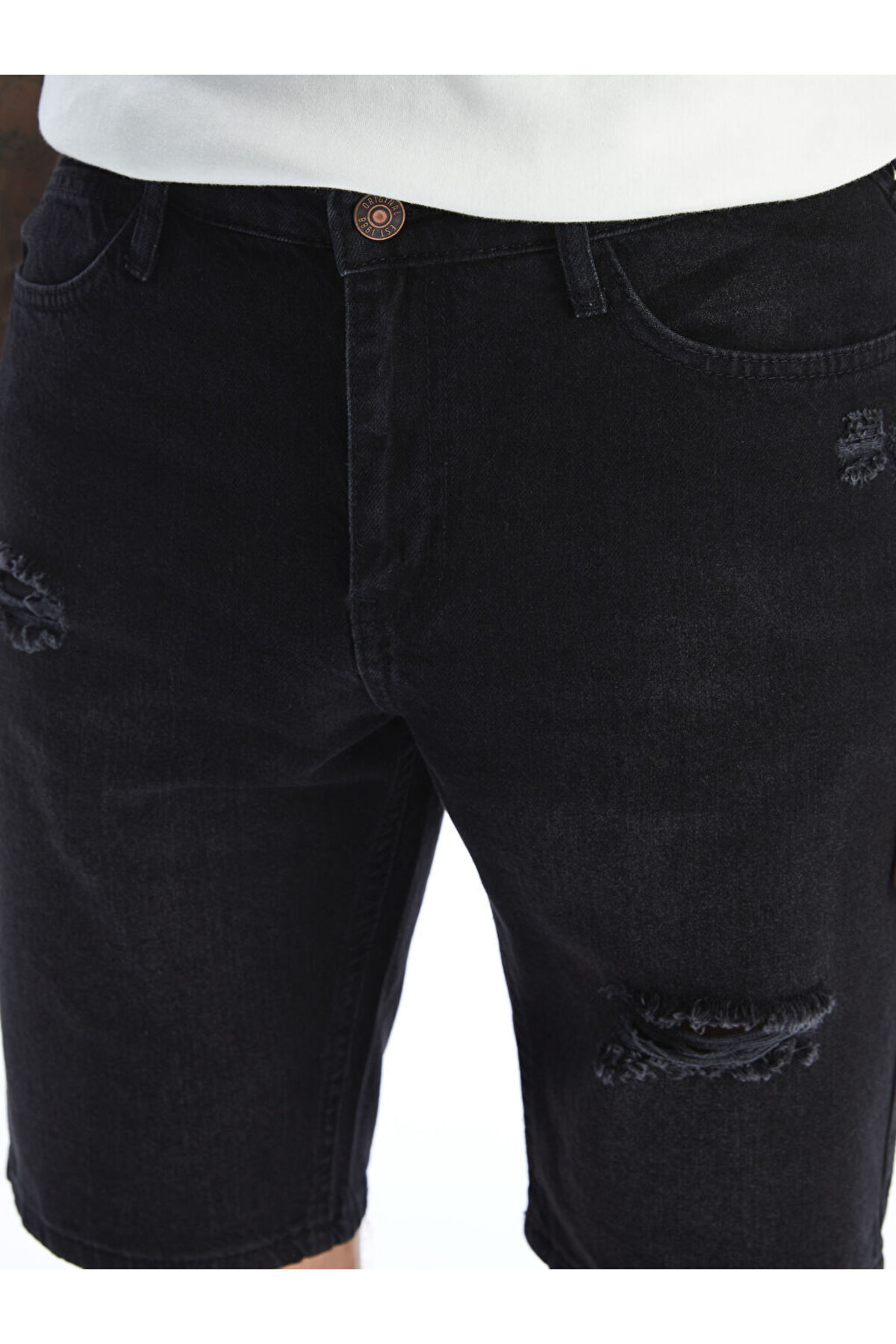 LC Waikiki-Create Your Style from Uzg Store |   Standard Fit Men's Jean Shorts 4