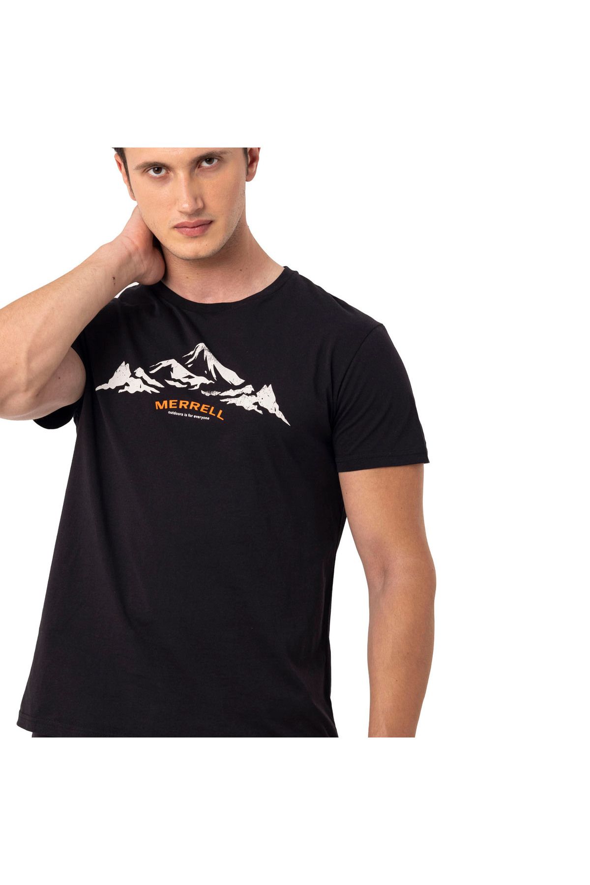 Merrell-Ανδρικό μαύρο μπλουζάκι Taurus 6