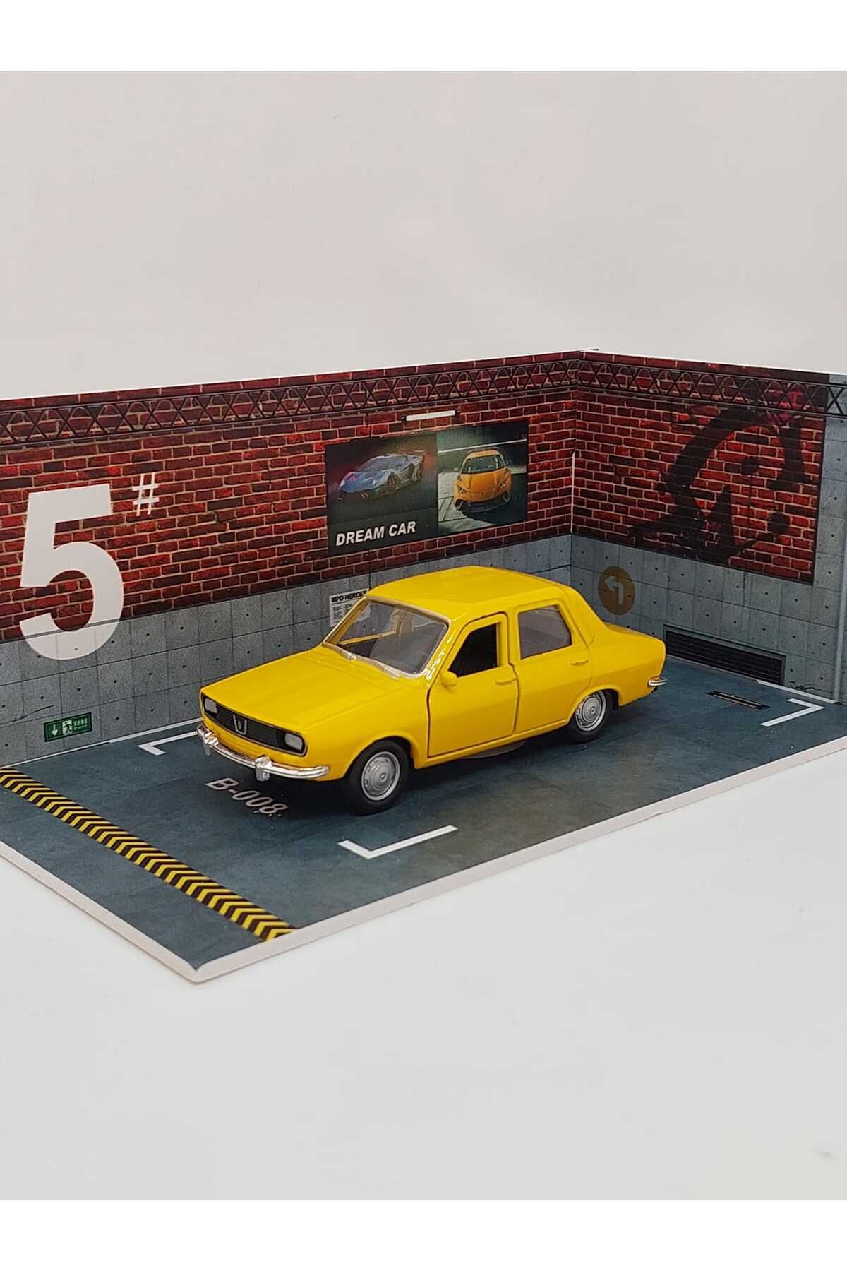 MODEL MAKET 1:36 ölçek Renault 12 metal araba