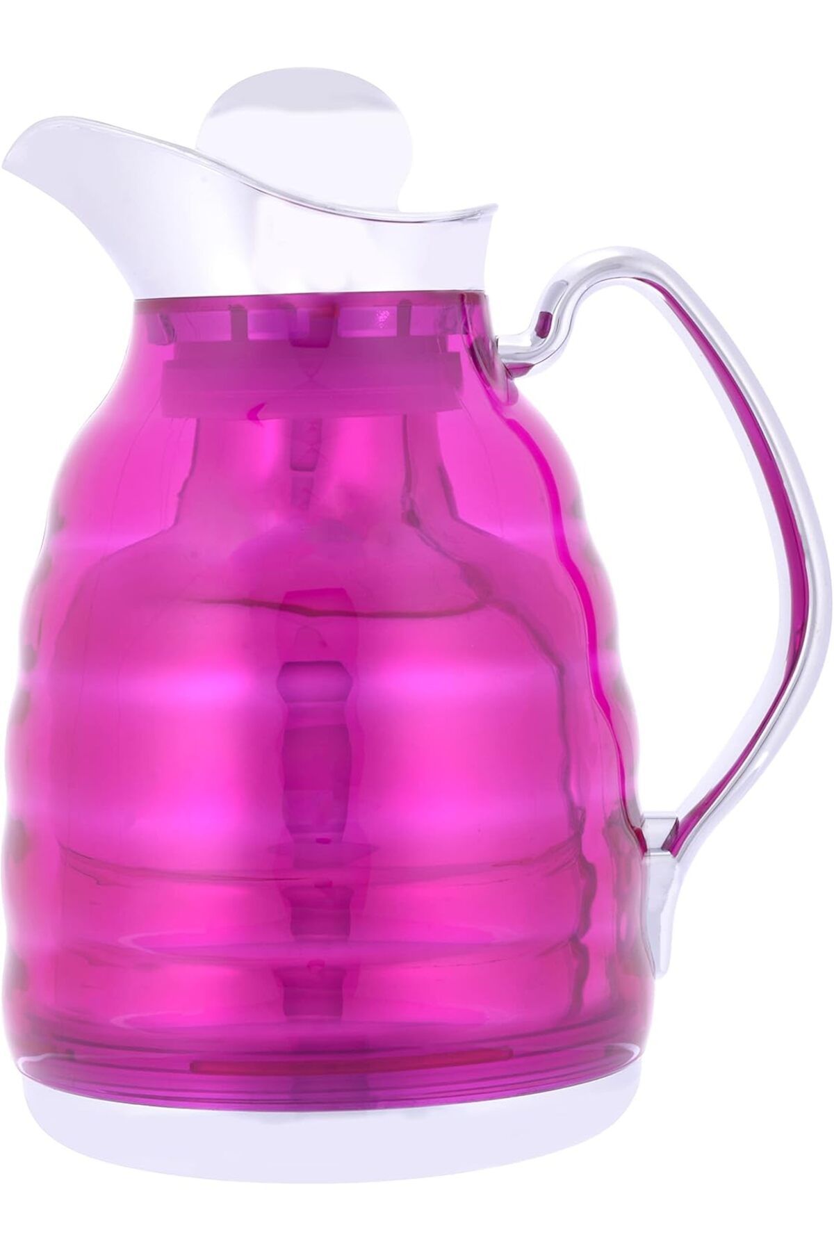 ALSAIF-Coffee And Tea Vacuum Flask Size: 1.0 L Color: Purple/chrome 1